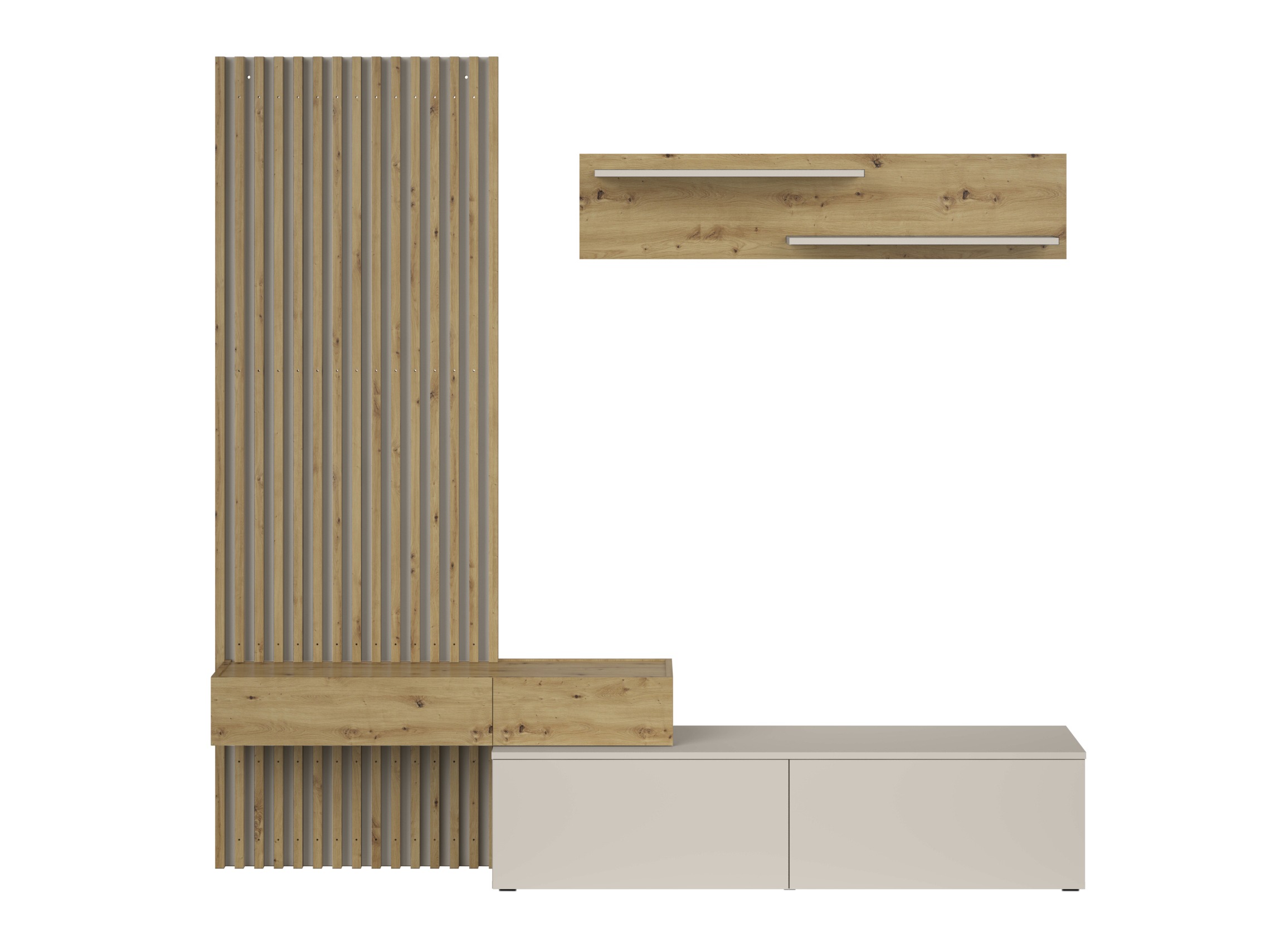 Set za dnevni boravak Houston 2086 (Hrast Artisan + Kašmir)