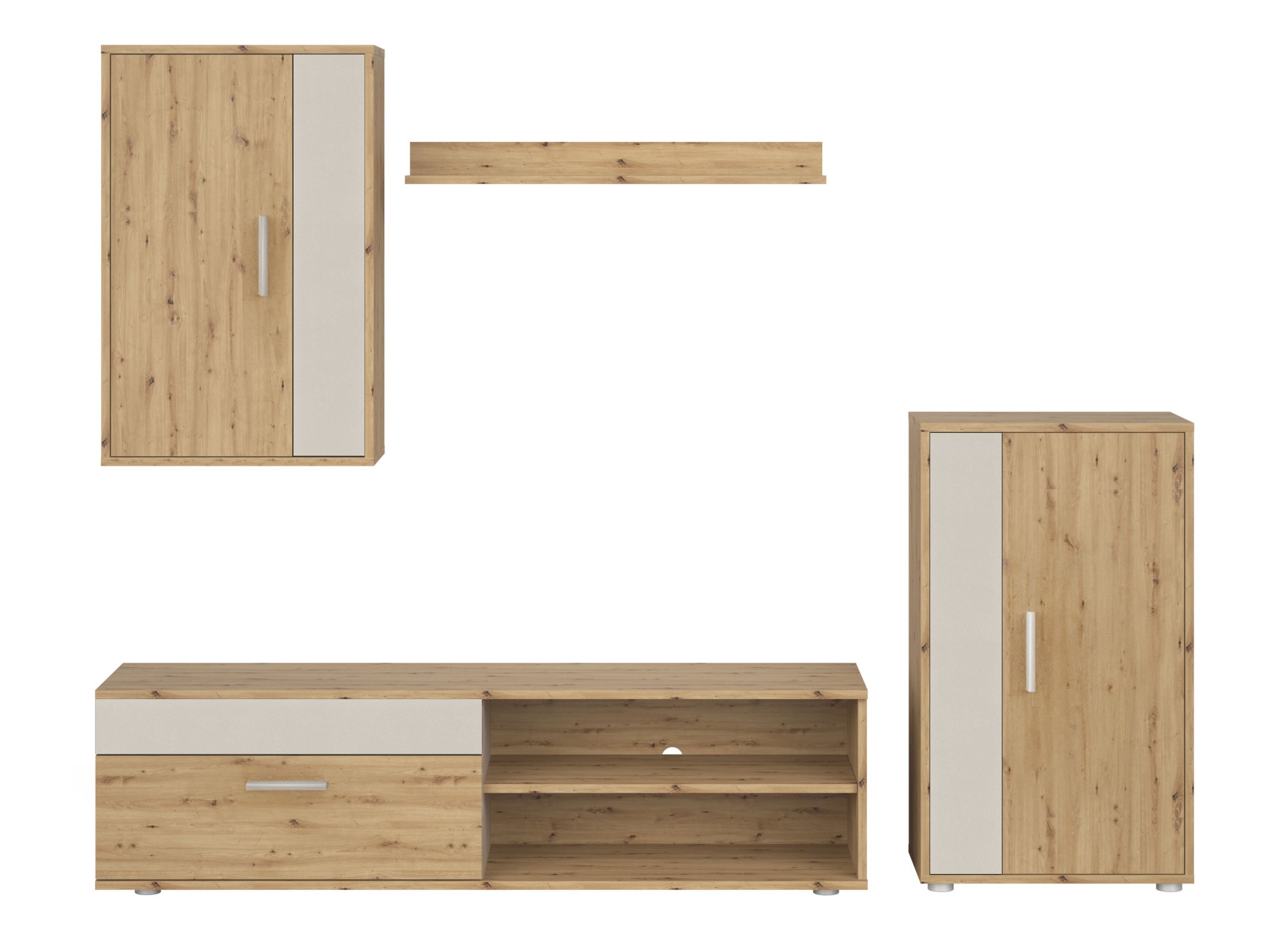 Set za dnevni boravak Houston 2087 (Hrast Artisan + Kašmir)