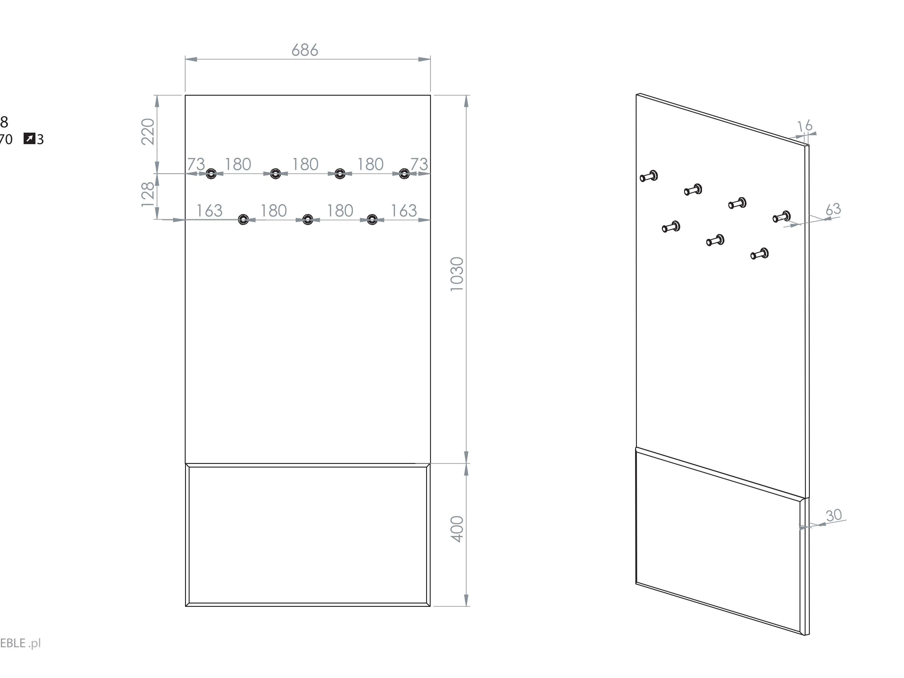 Vješalica Tivorlo 102