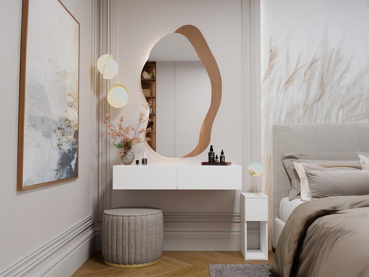 Konzolni stolić Mandeville 341 (Bijela)