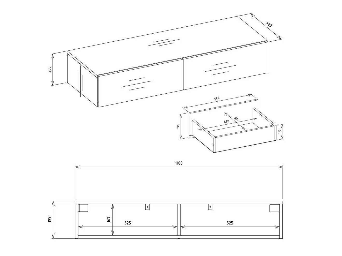 Konzolni stolić Mandeville 341 (Kašmir)