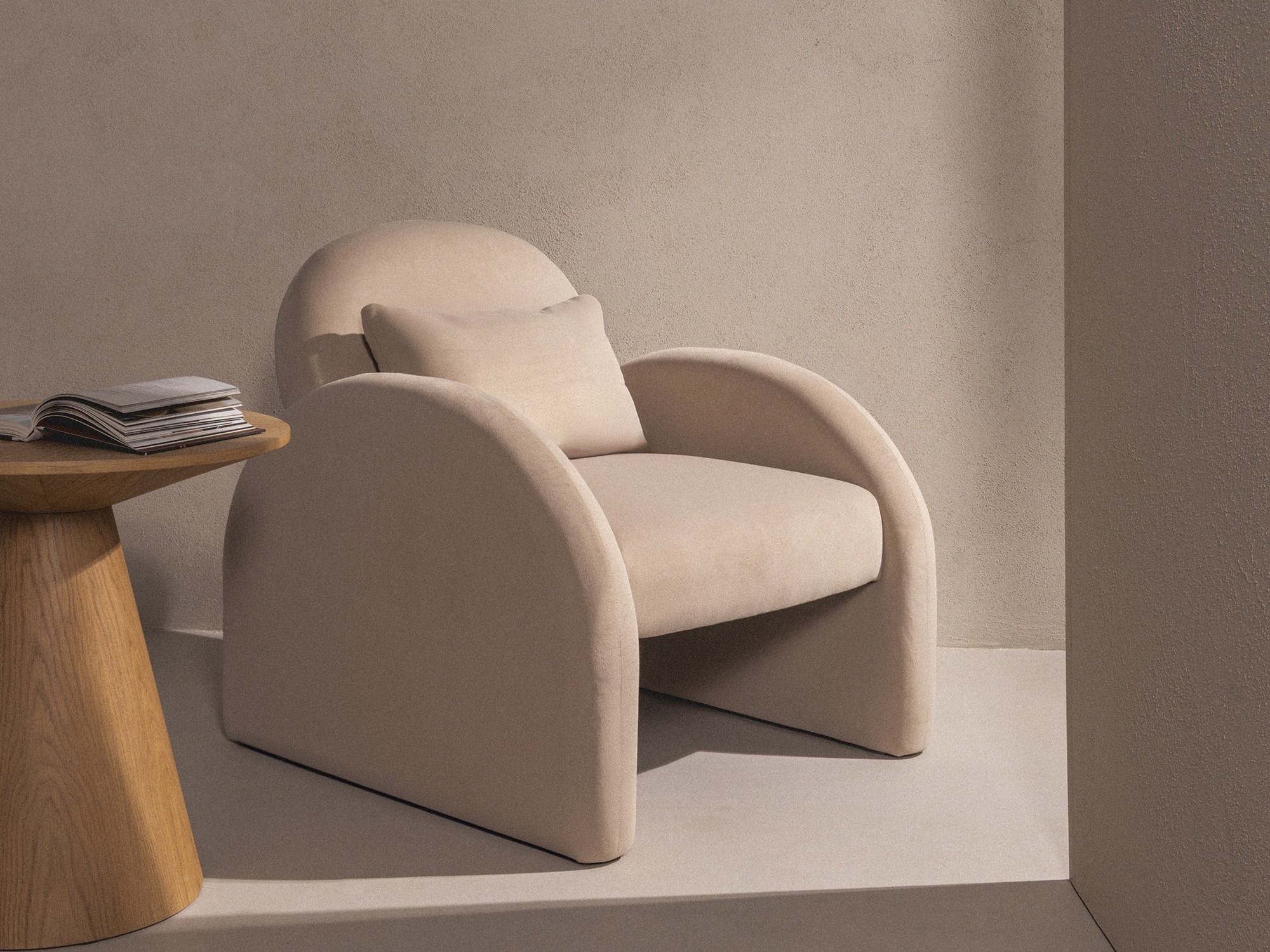 Fotelja Burleson 478 (Svijetlo bež)