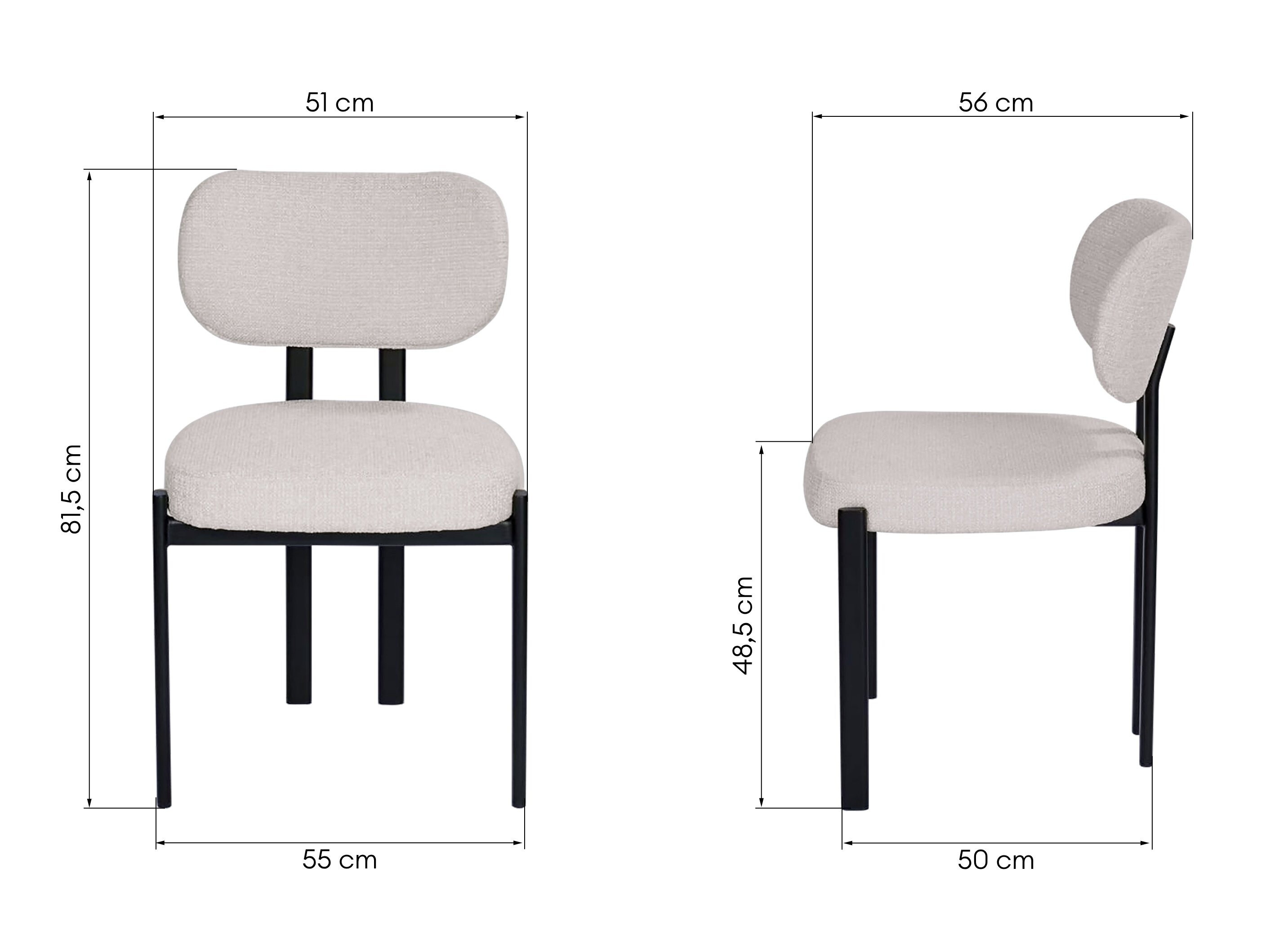 Stolica Burleson 480 (Svijetlo bež)
