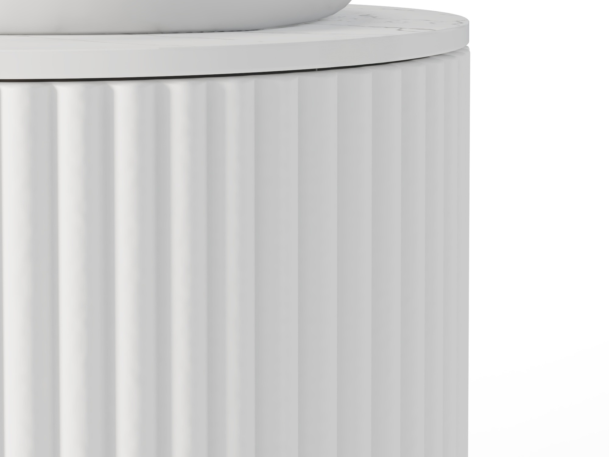 Samostojeći kupaonski ormarić za umivaonik Burleson 503 (Bijela)