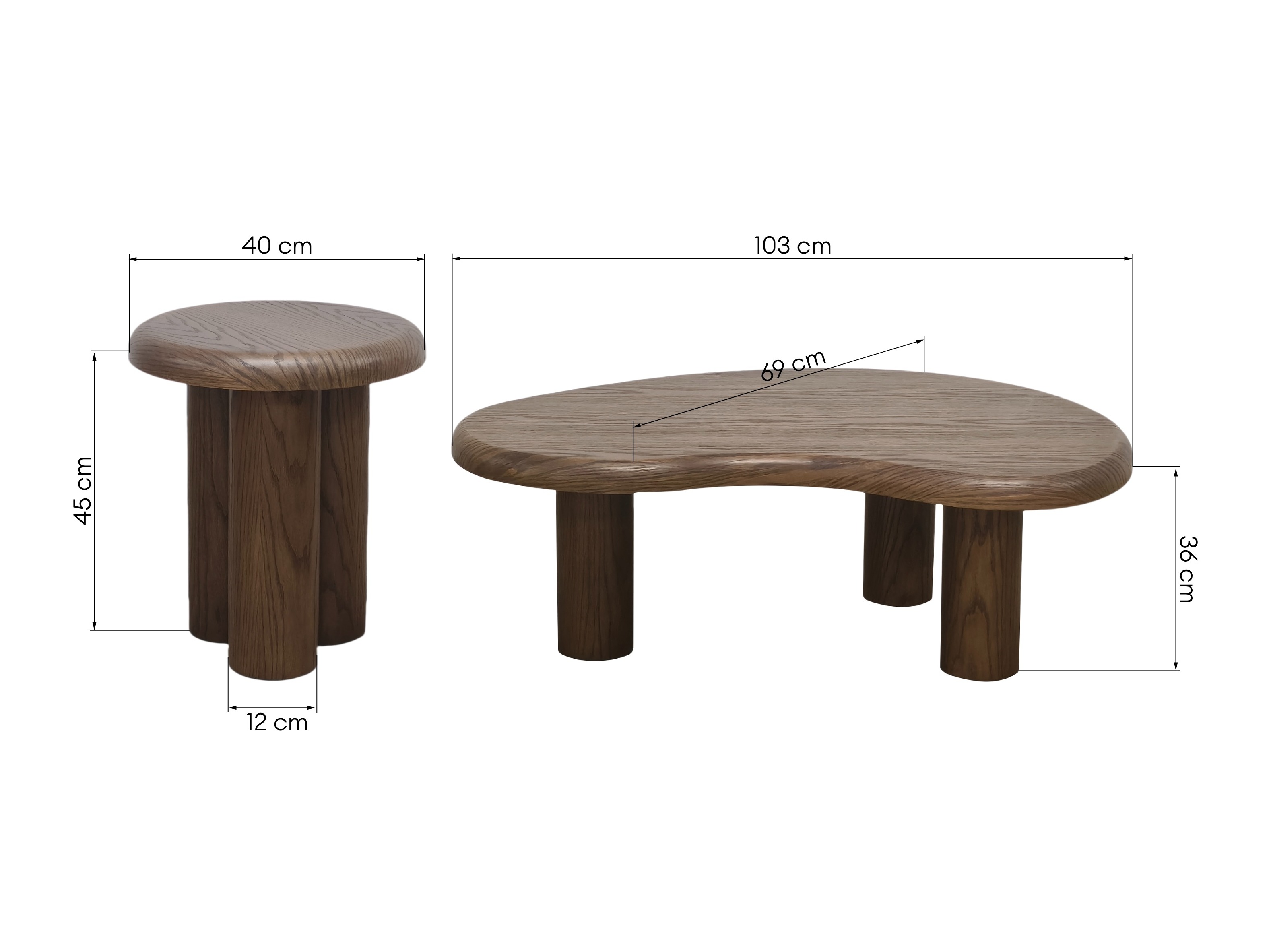 Set stolića za kavu Burleson 498