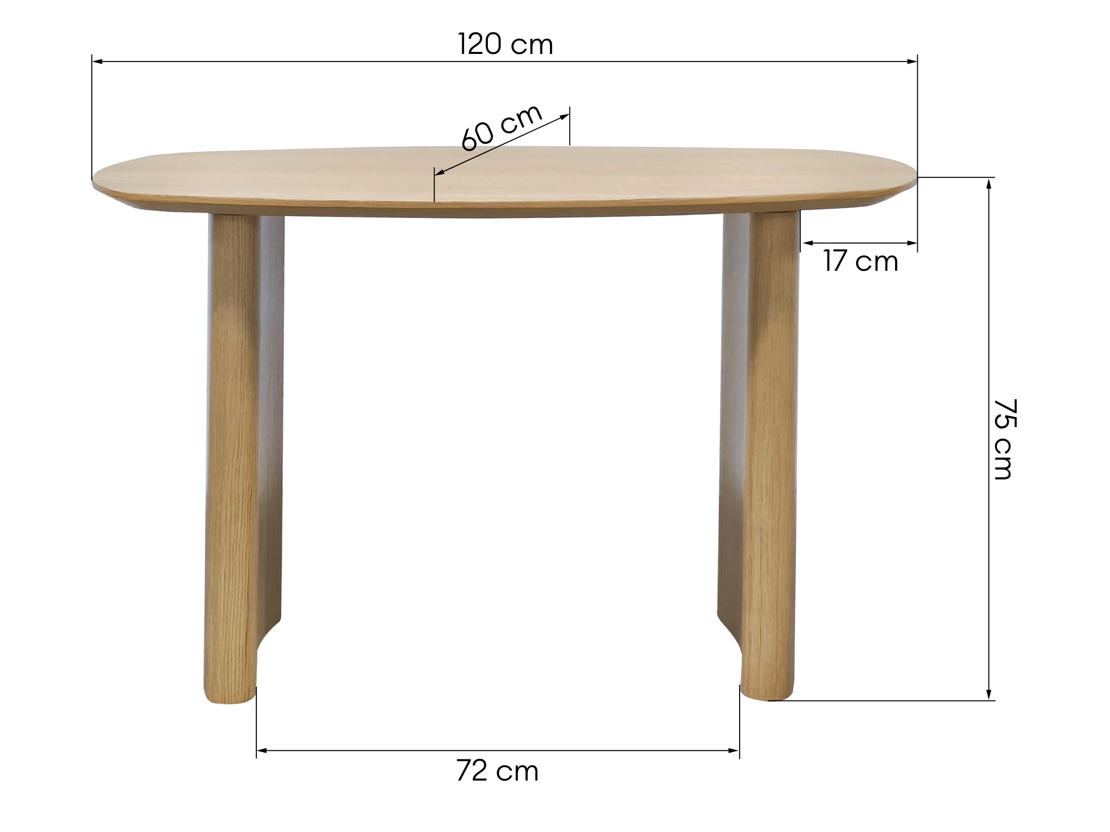 Stol Burleson 491 (Hrast)