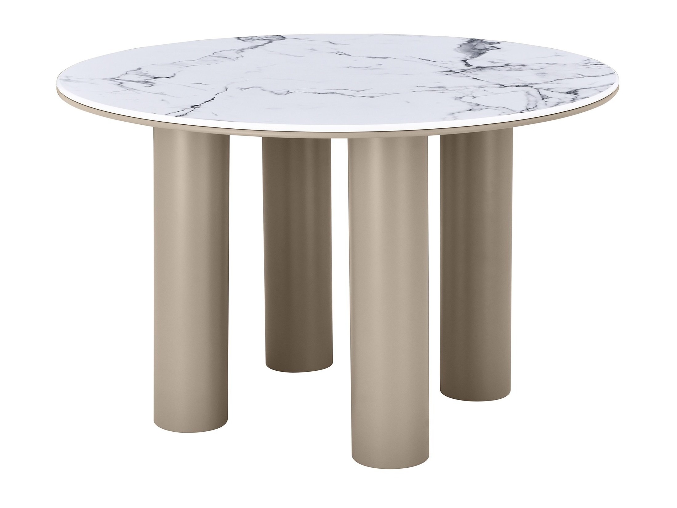 Stol Burleson 593 (Bež + Bijeli mramor)