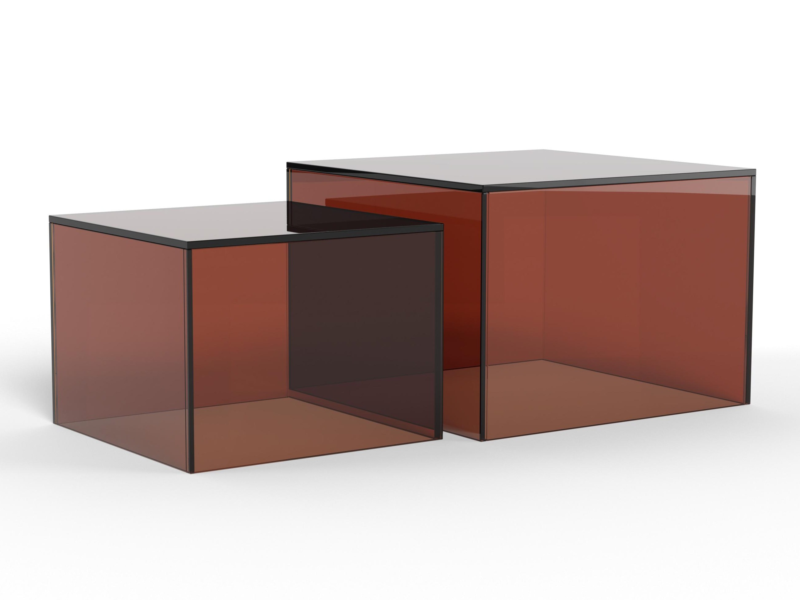 Set stolića za kavu Norsica 1007 (Smeđa)