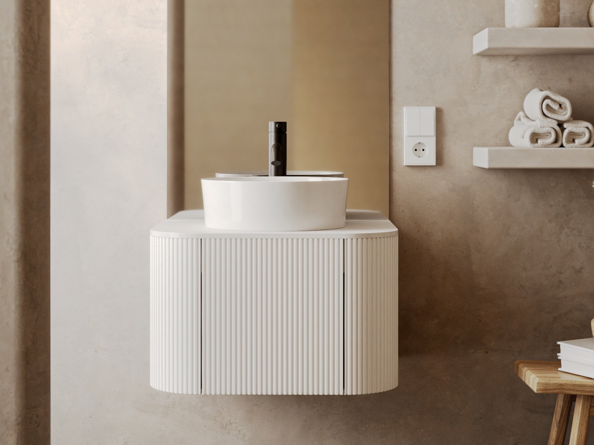 Zidni ormarić za umivaonik Burleson 504