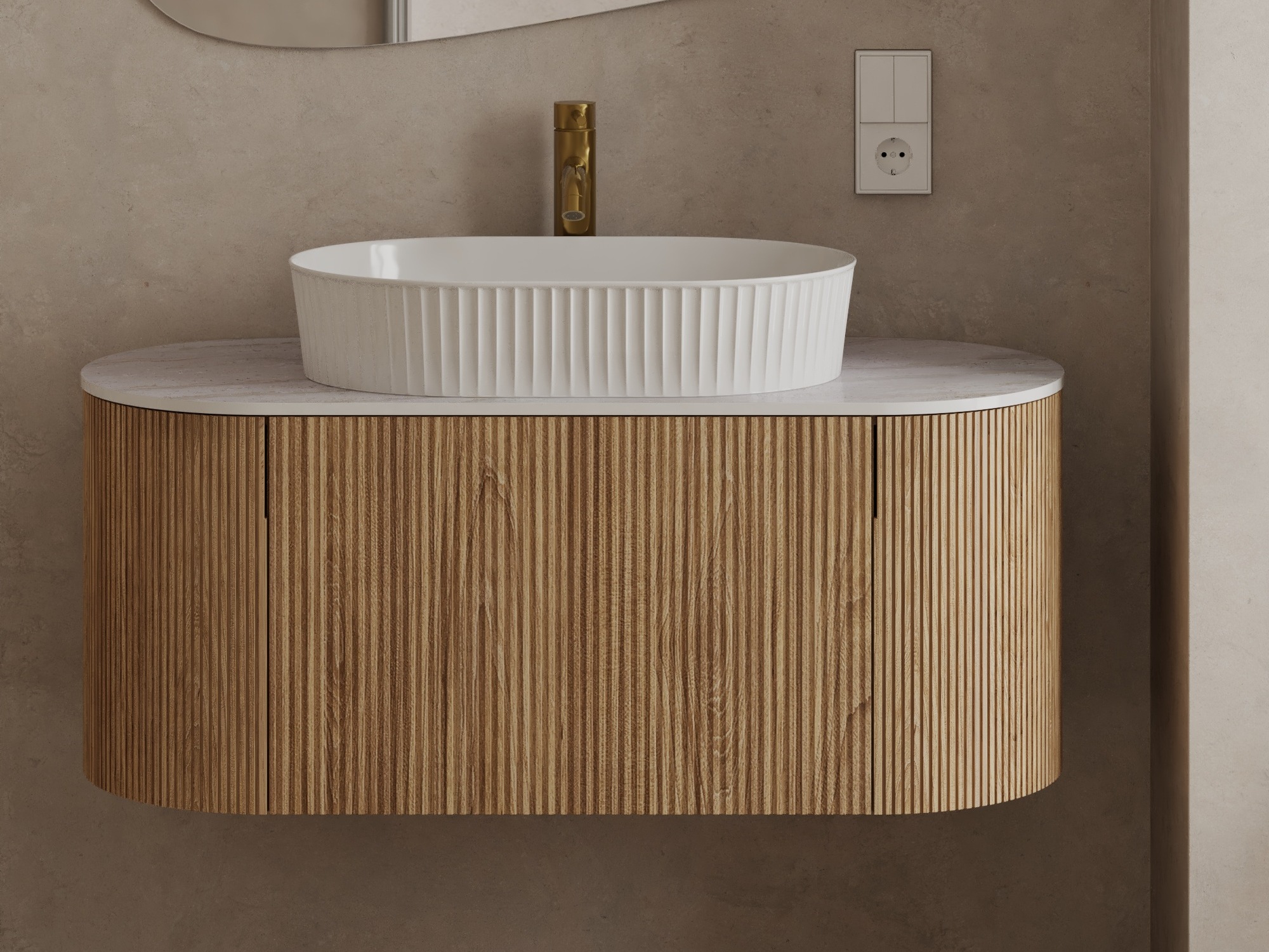 Zidni ormarić za umivaonik Burleson 507