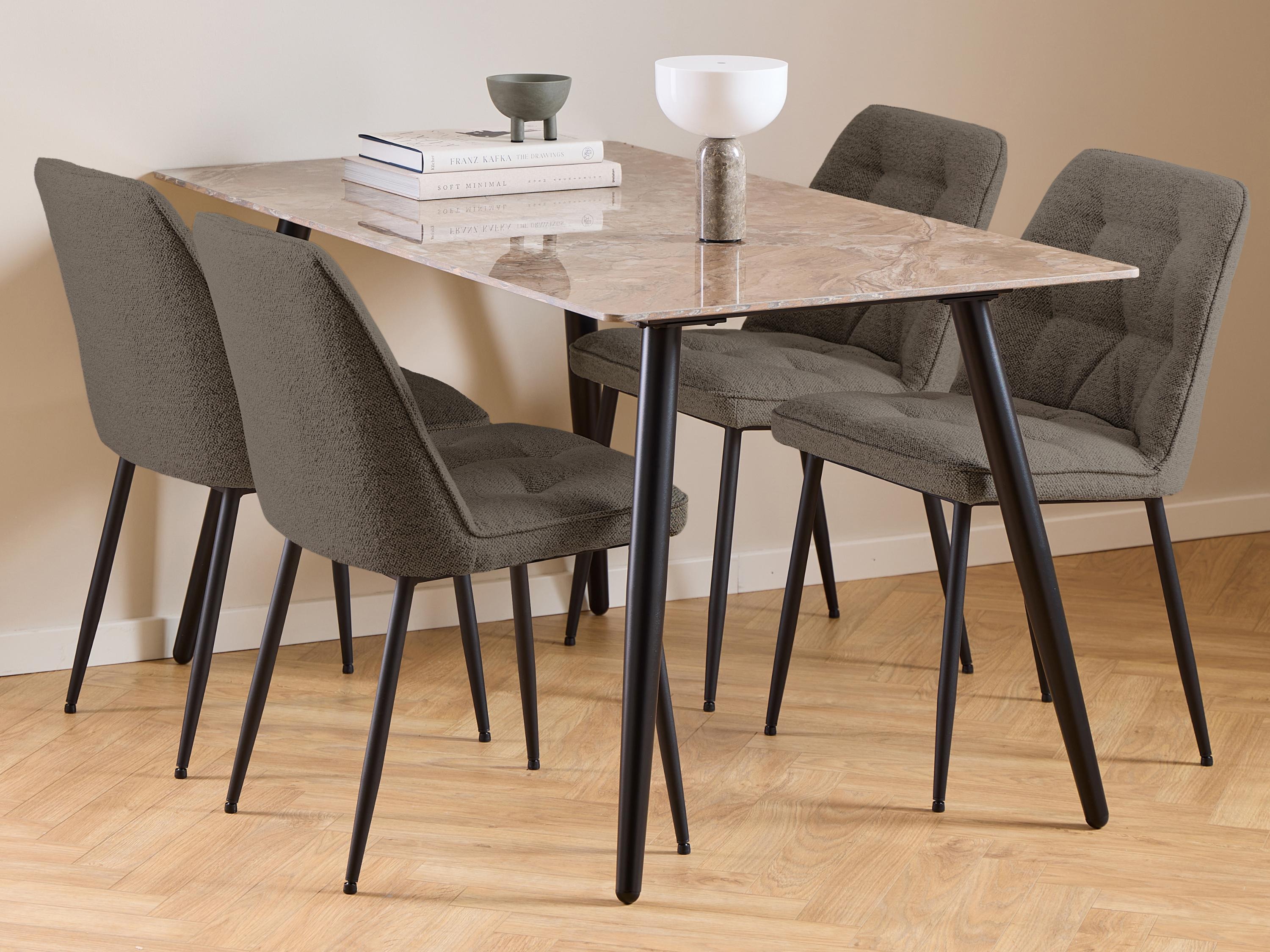 Blagovaonski set Norsica 1012 (Taupe + Crna)