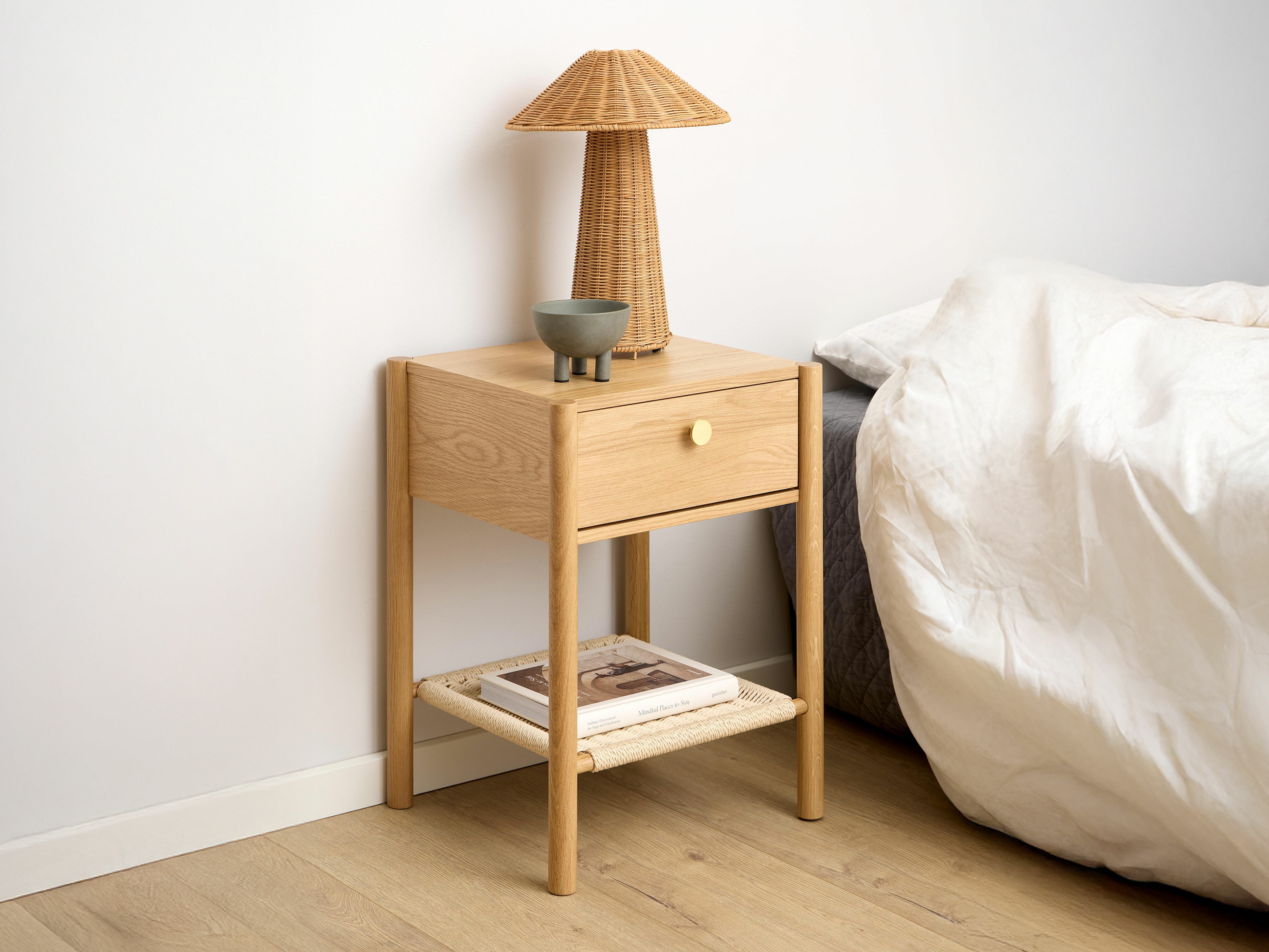 Noćni ormarić Norsica 983 (Hrast)