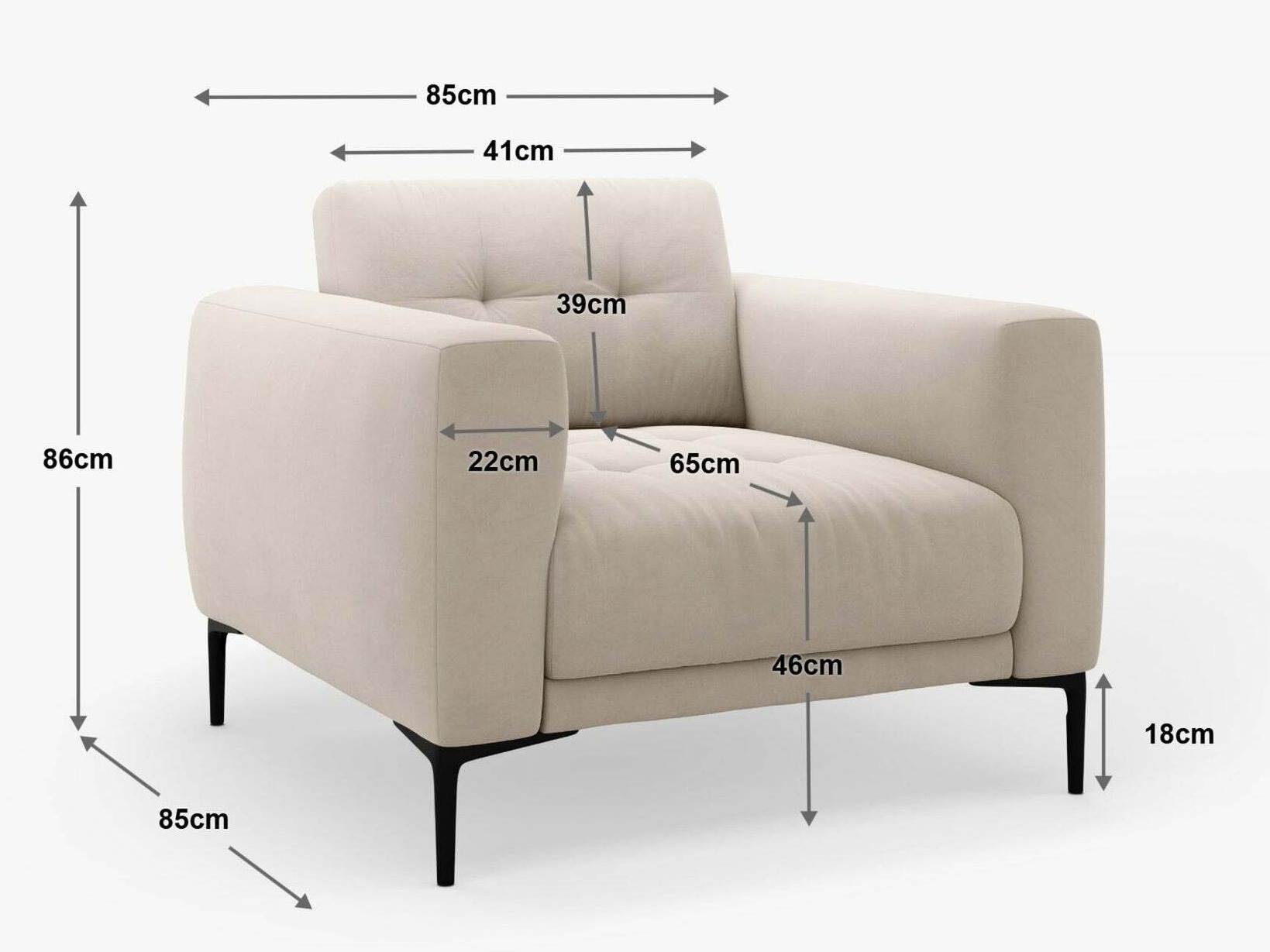 Fotelja Sermoro 108 (Sorella 34)
