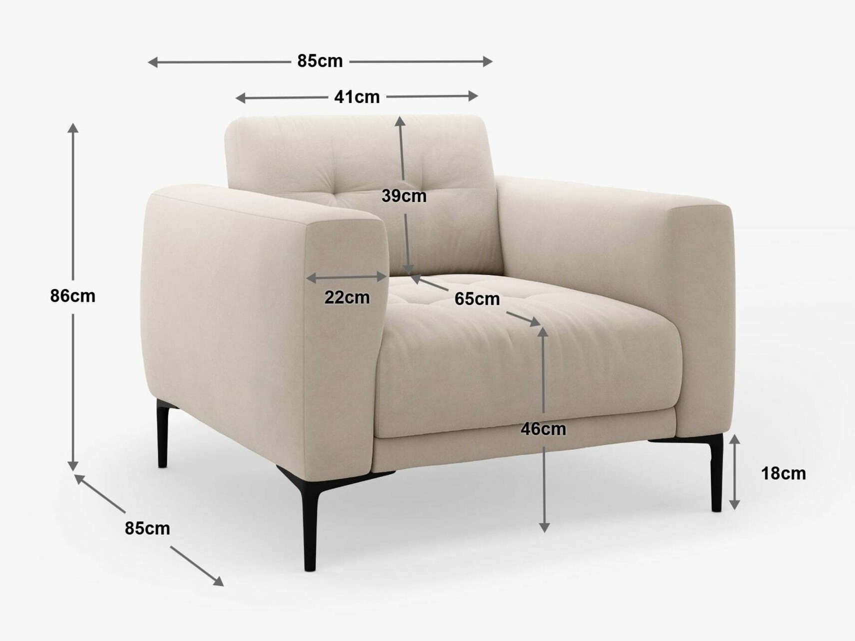 Fotelja Sermoro 108 (Sorella 58)