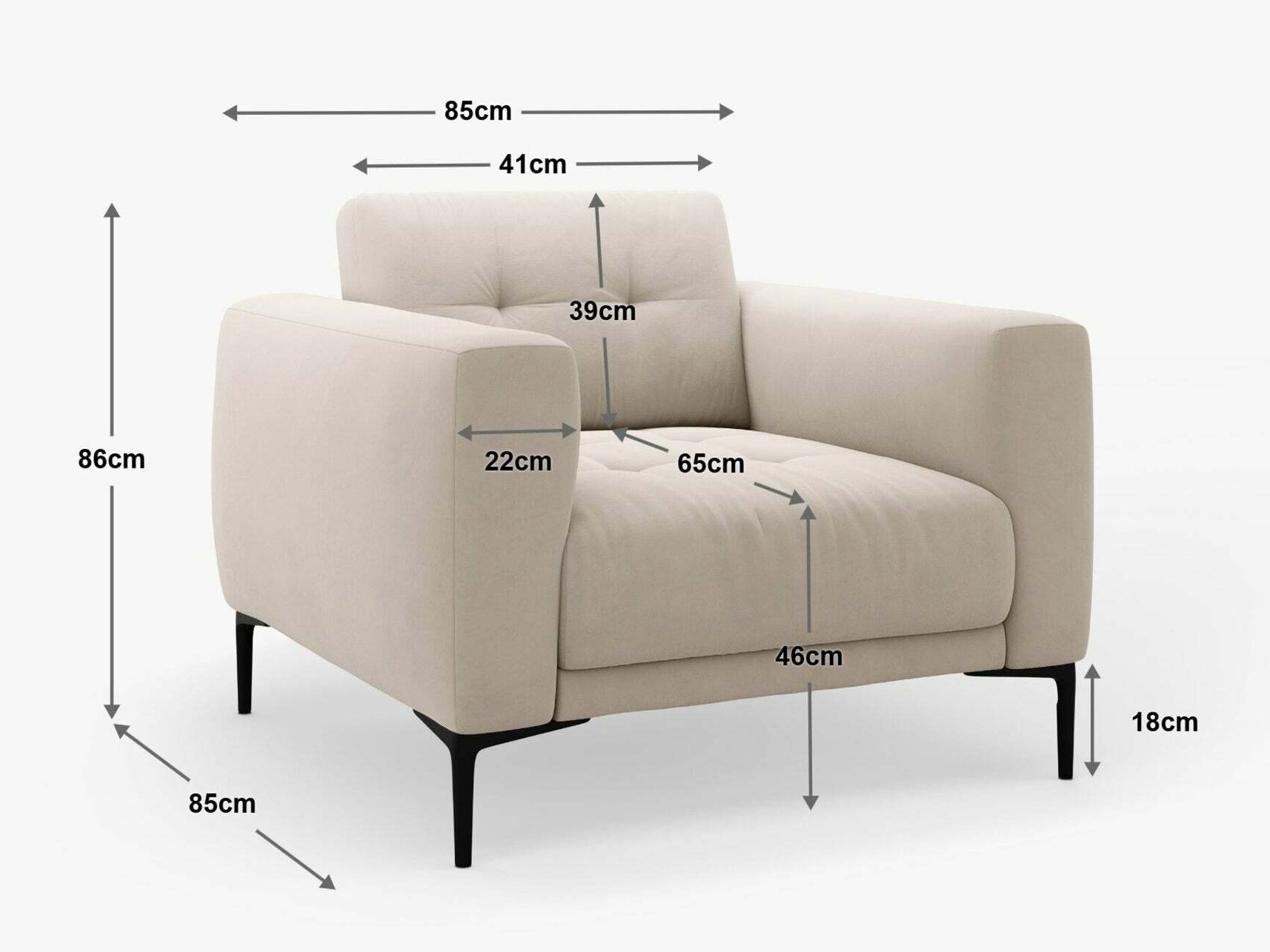 Fotelja Sermoro 108 (Sorella 77)