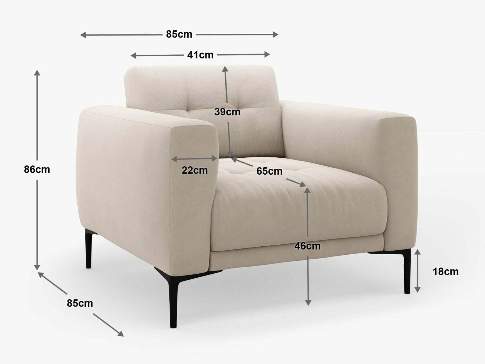 Fotelja Sermoro 108 (Sorella 89)