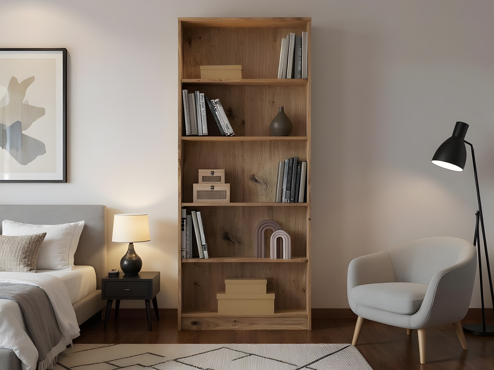 Polica Ontario 194 (Hrast Artisan)