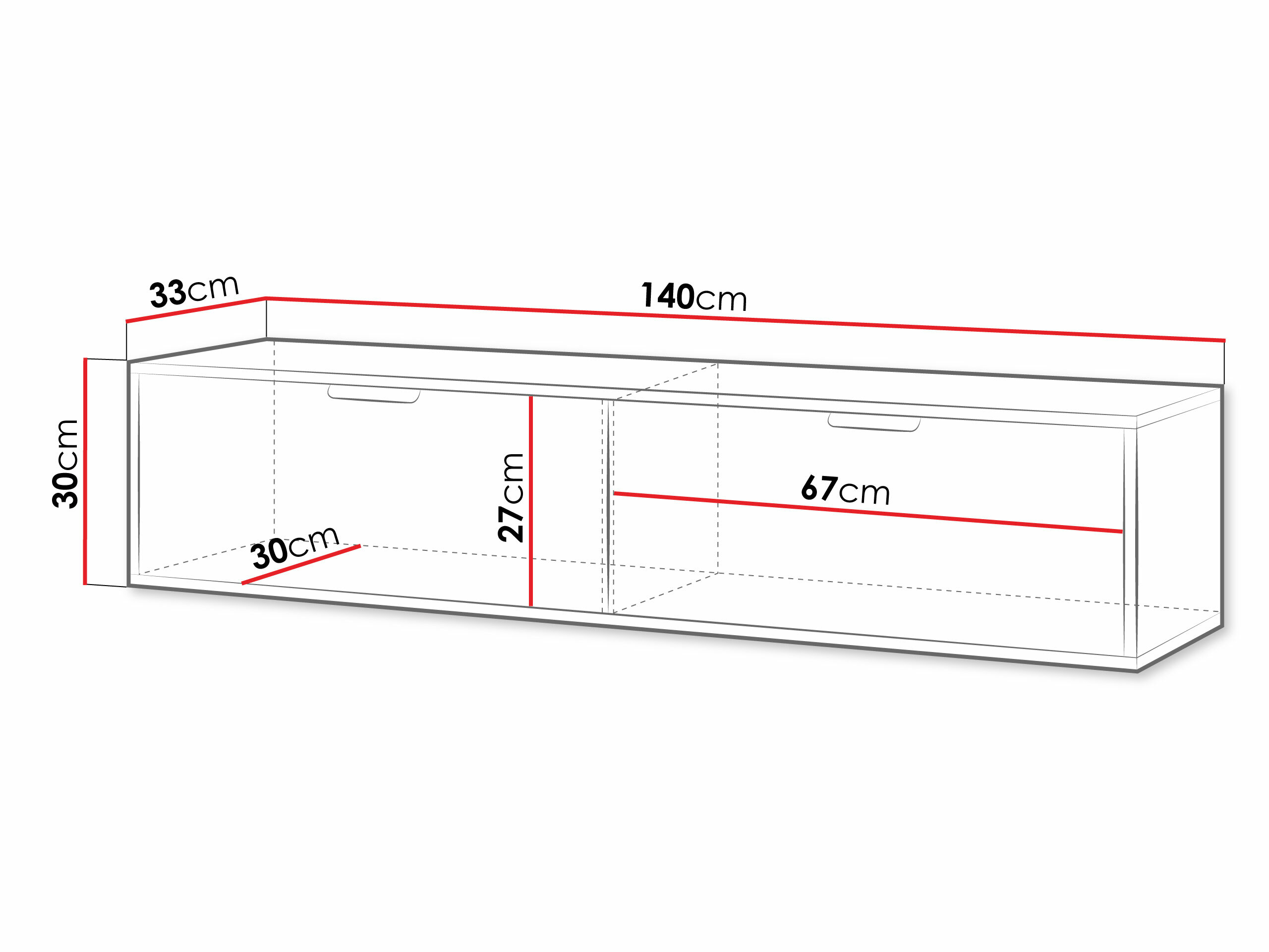 TV stol Hamilton 100 (Bijela)