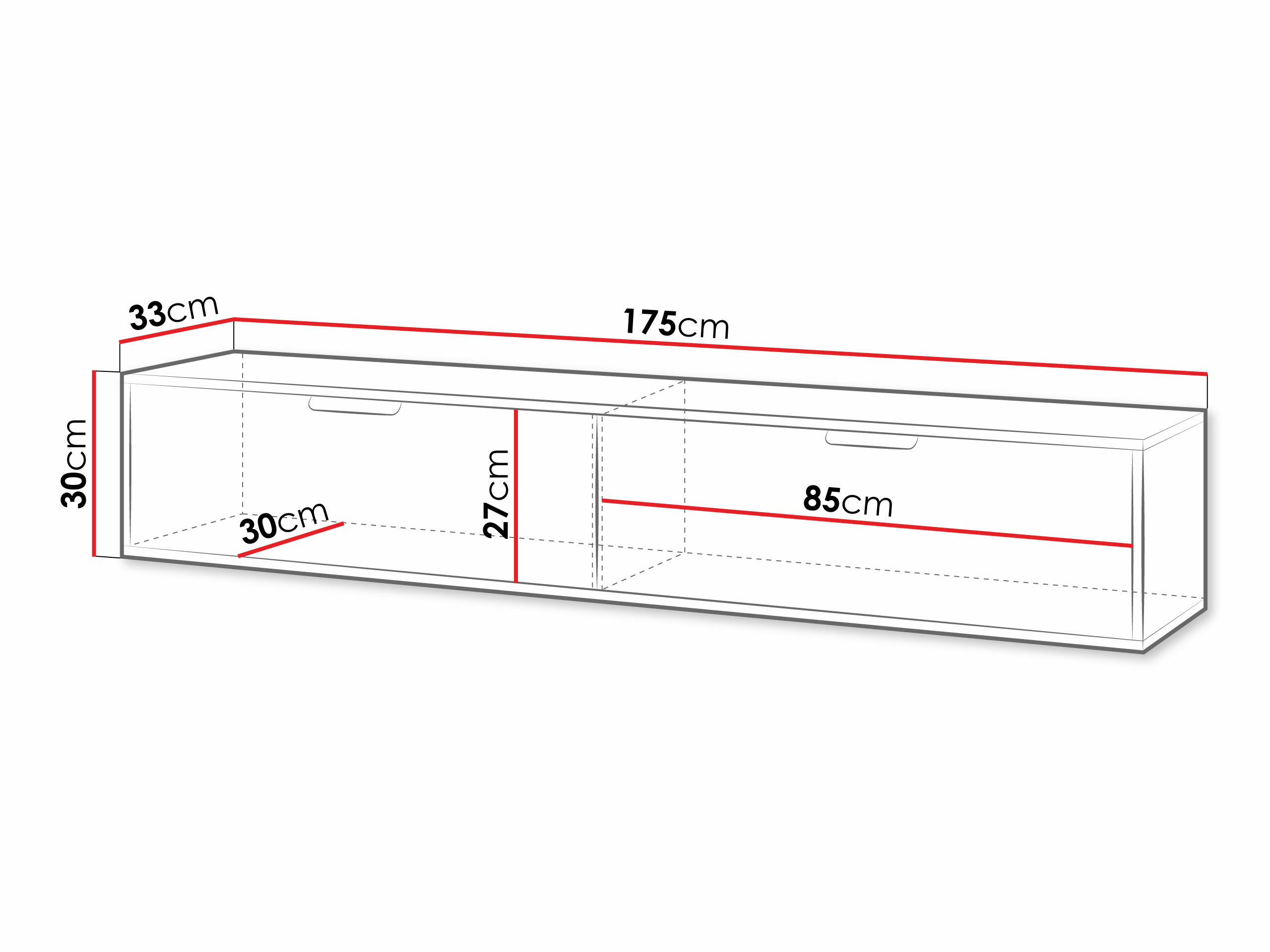 TV stol Hamilton 101 (Bijela)