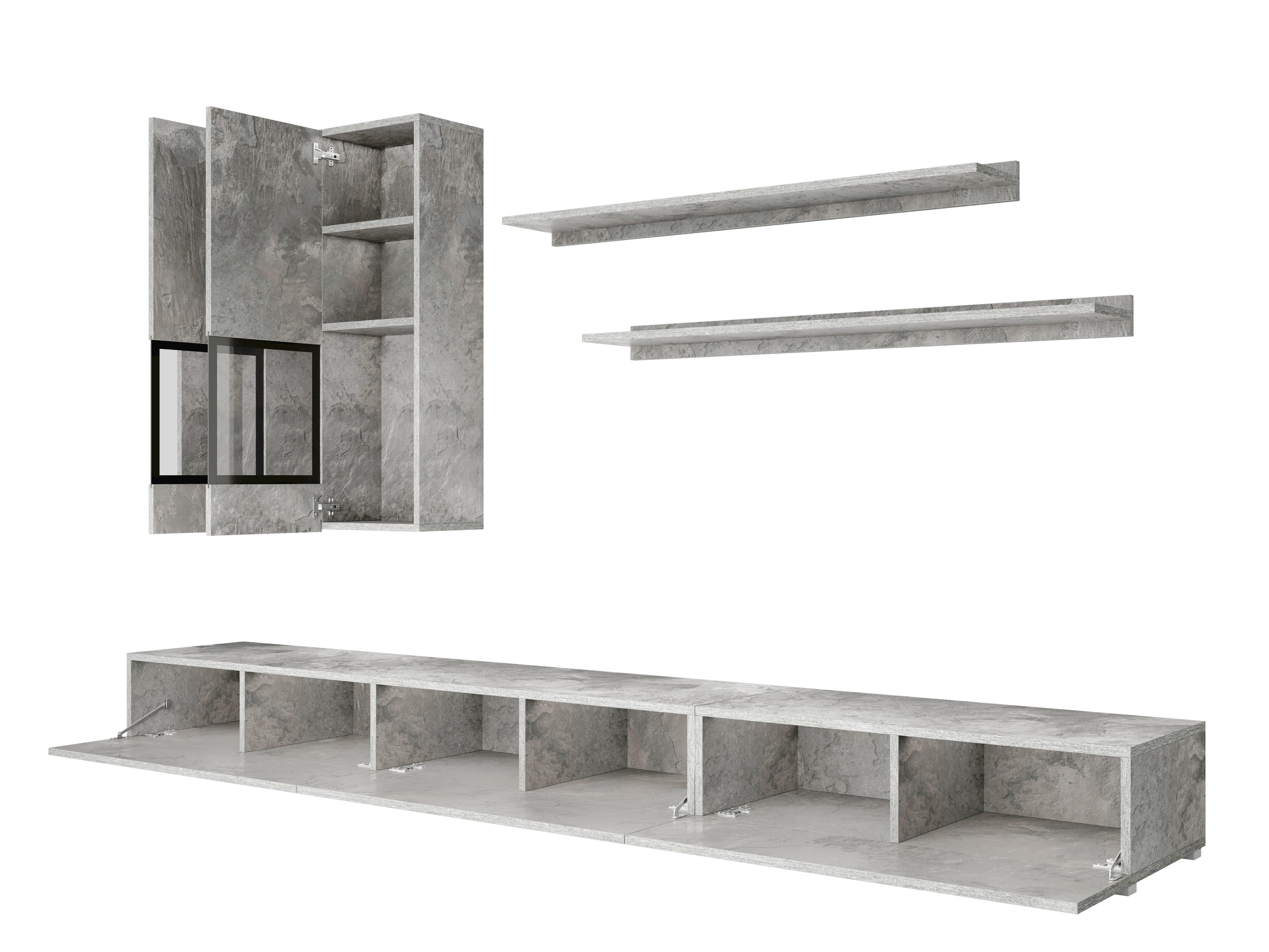 Set za dnevni boravak Serodeu 104 (Boja betona)