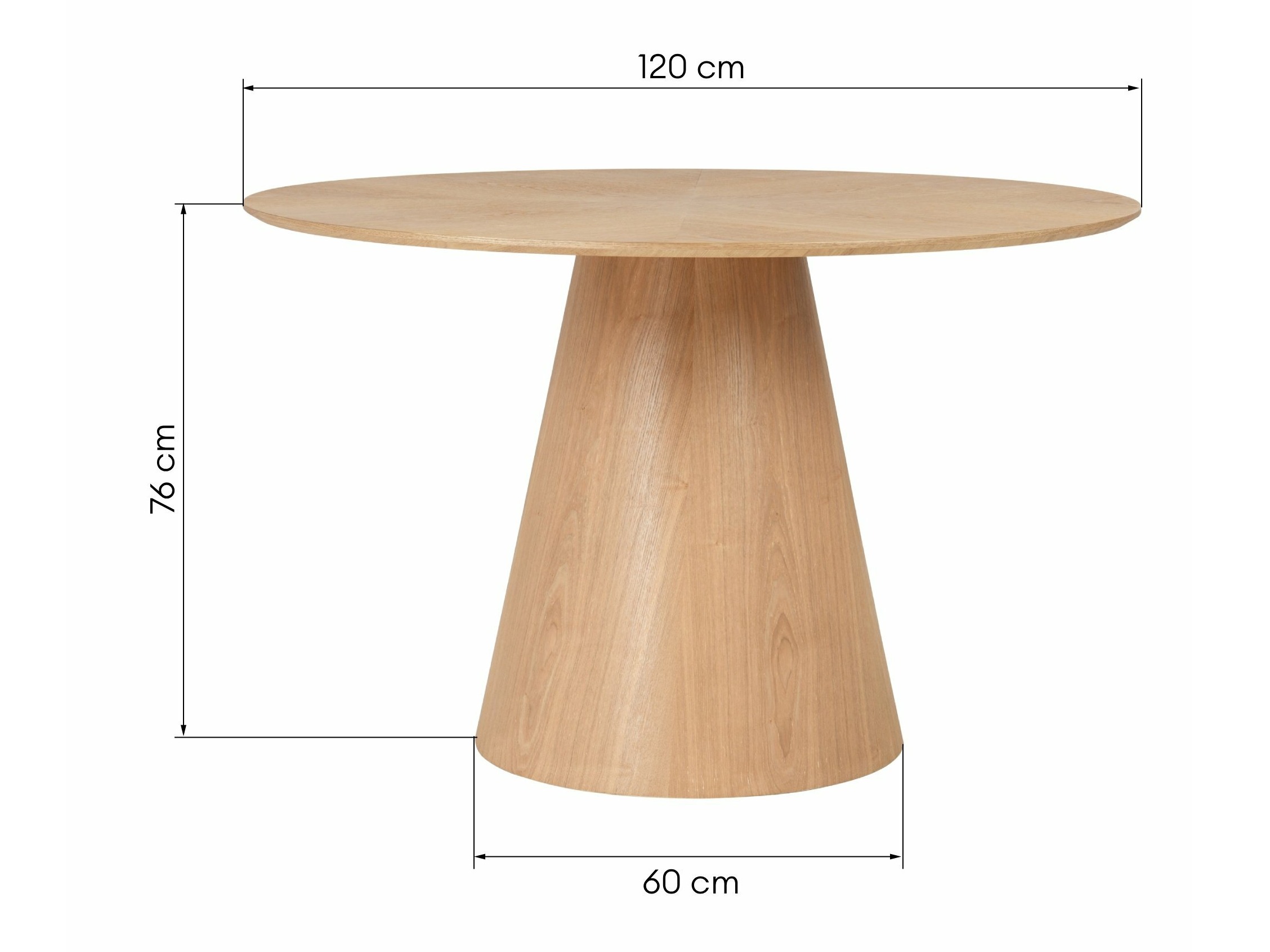 Stol Burleson 228 (Svijetlo drvo)