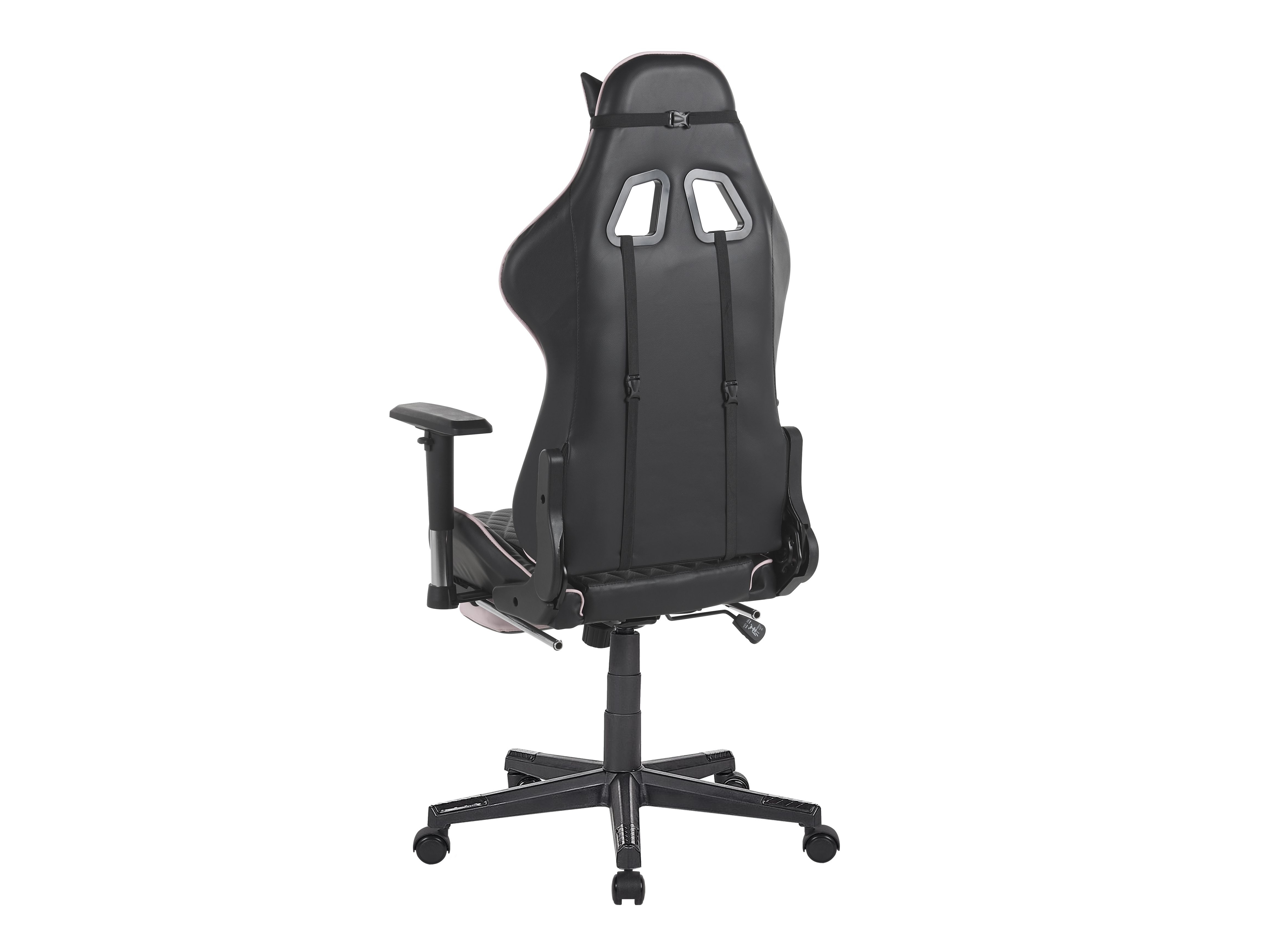 Gaming stolica Berwyn 183 (Crna + Ružičasta)