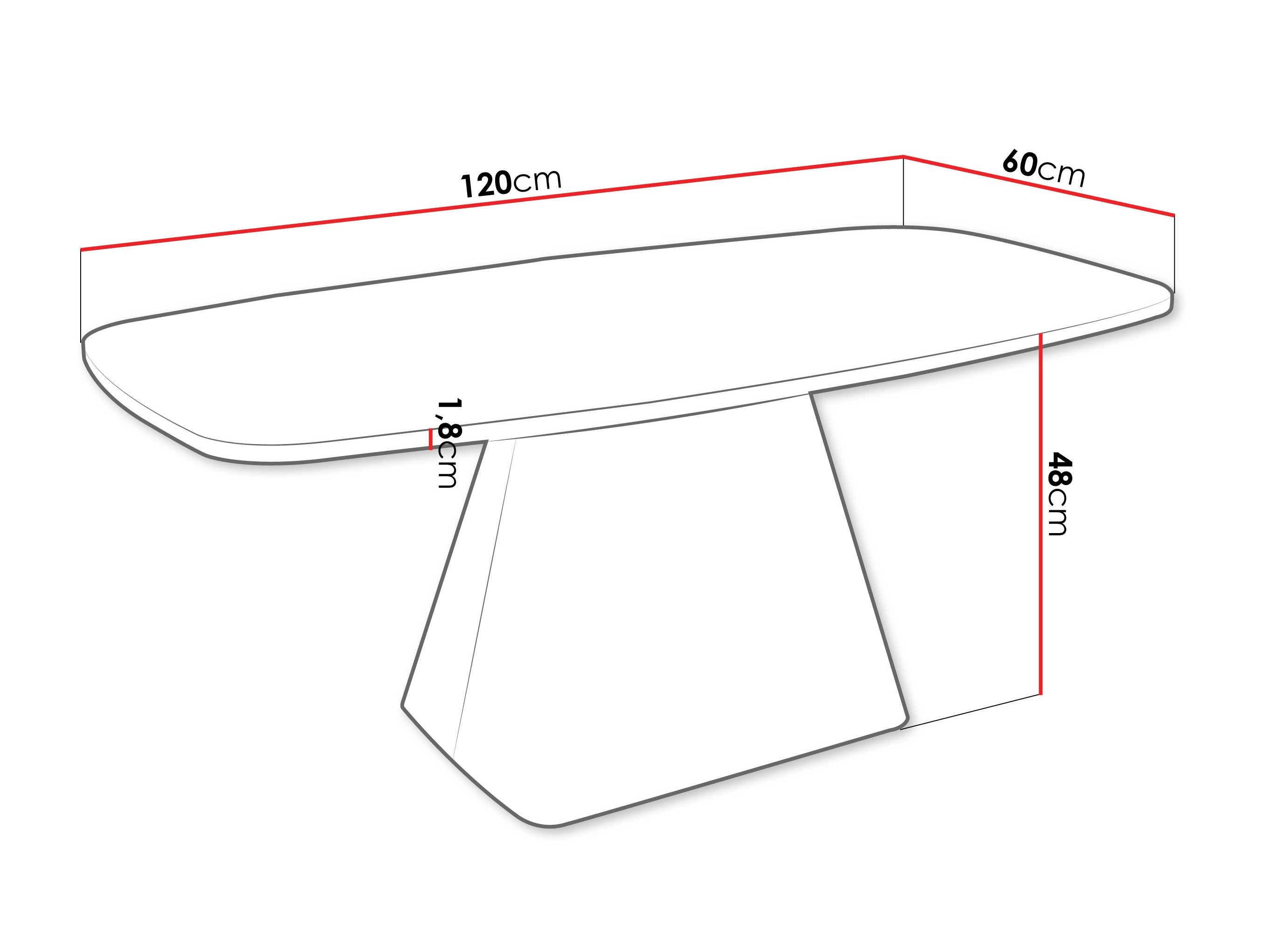 Stolić za kavu Oswego 158 (Bijeli mramor + Kašmir)