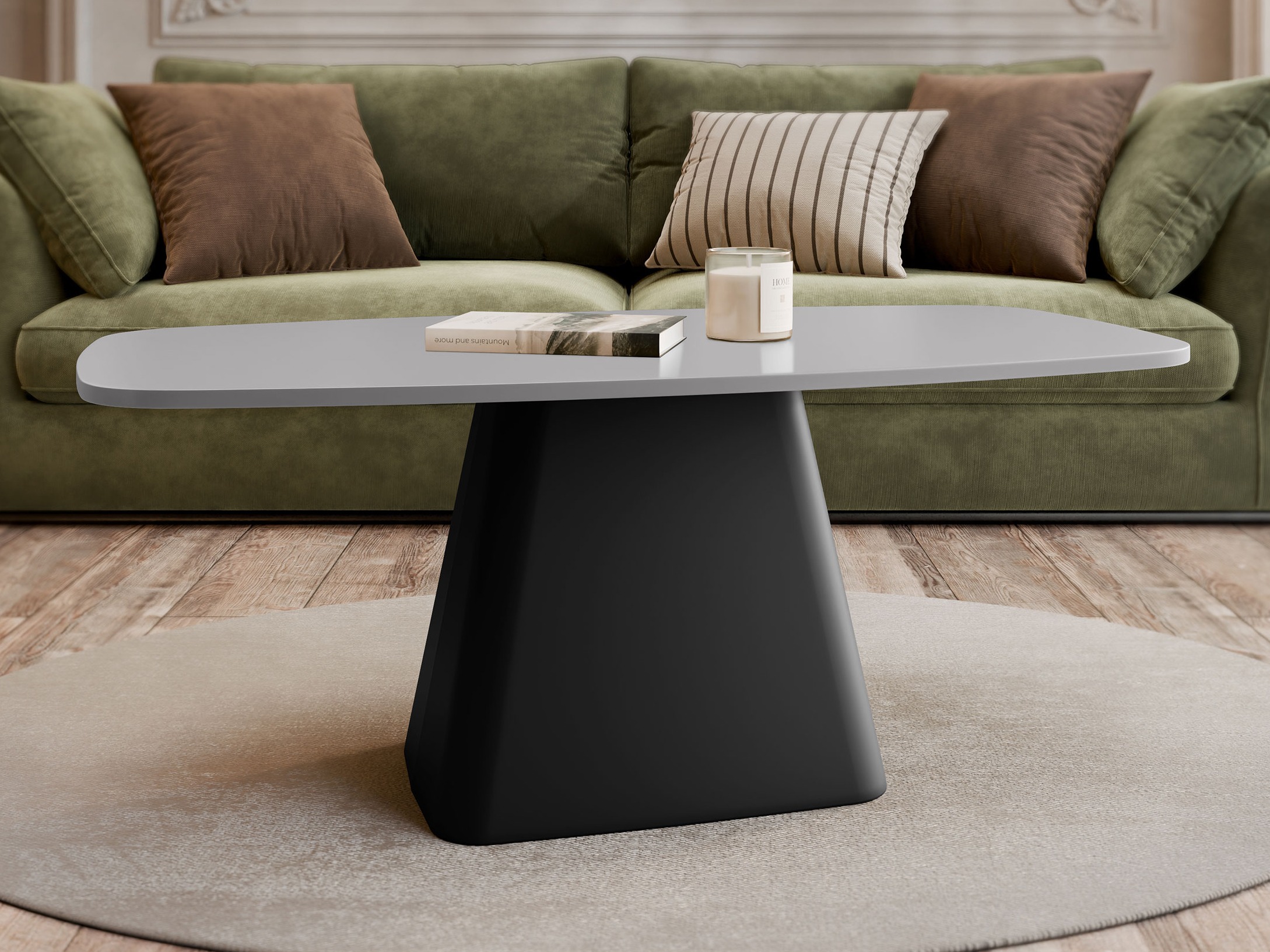 Stolić za kavu Oswego 158 (Siva)