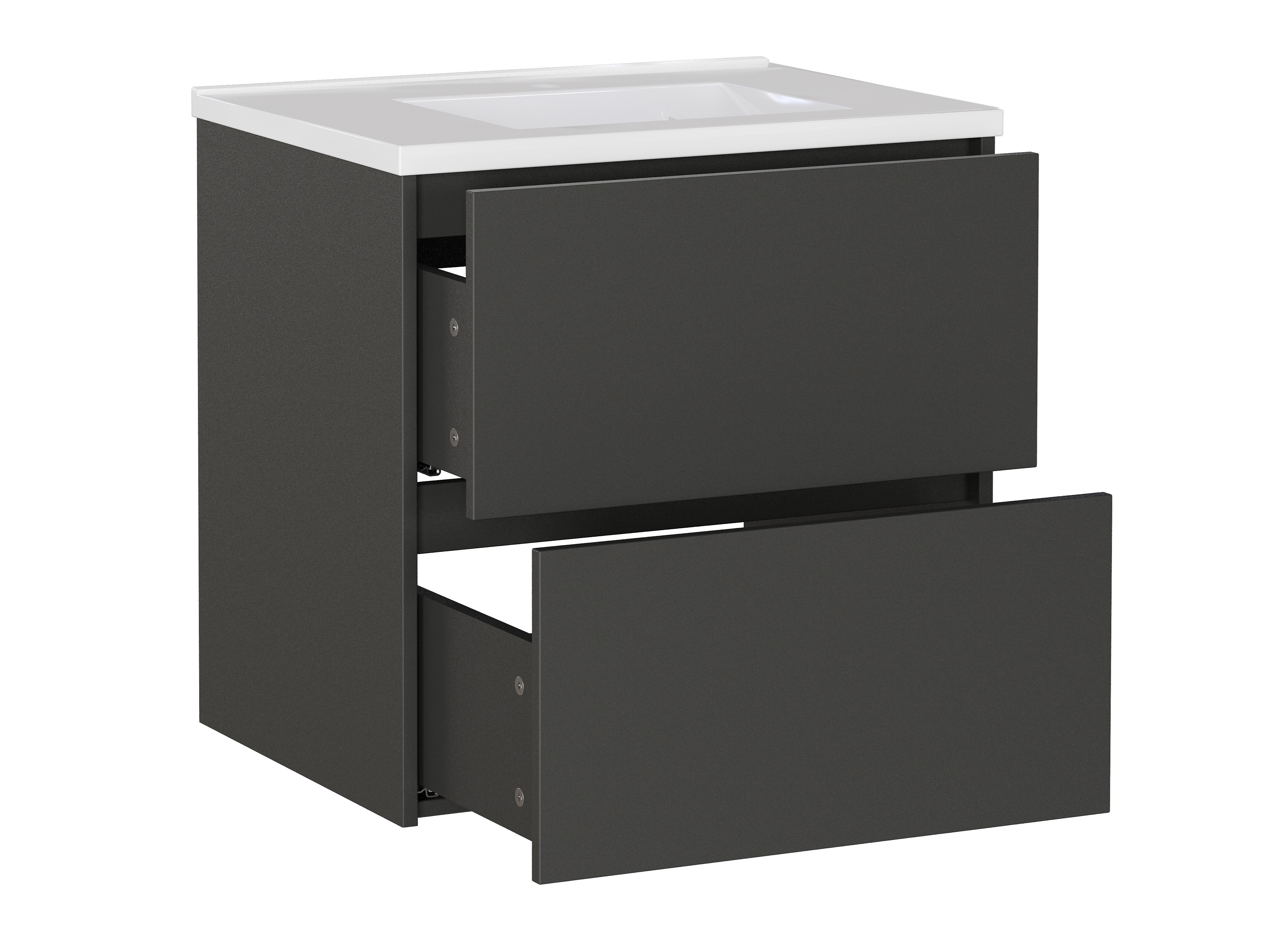 Zidni ormarić za umivaonik Sacramento 522 (Grafit)