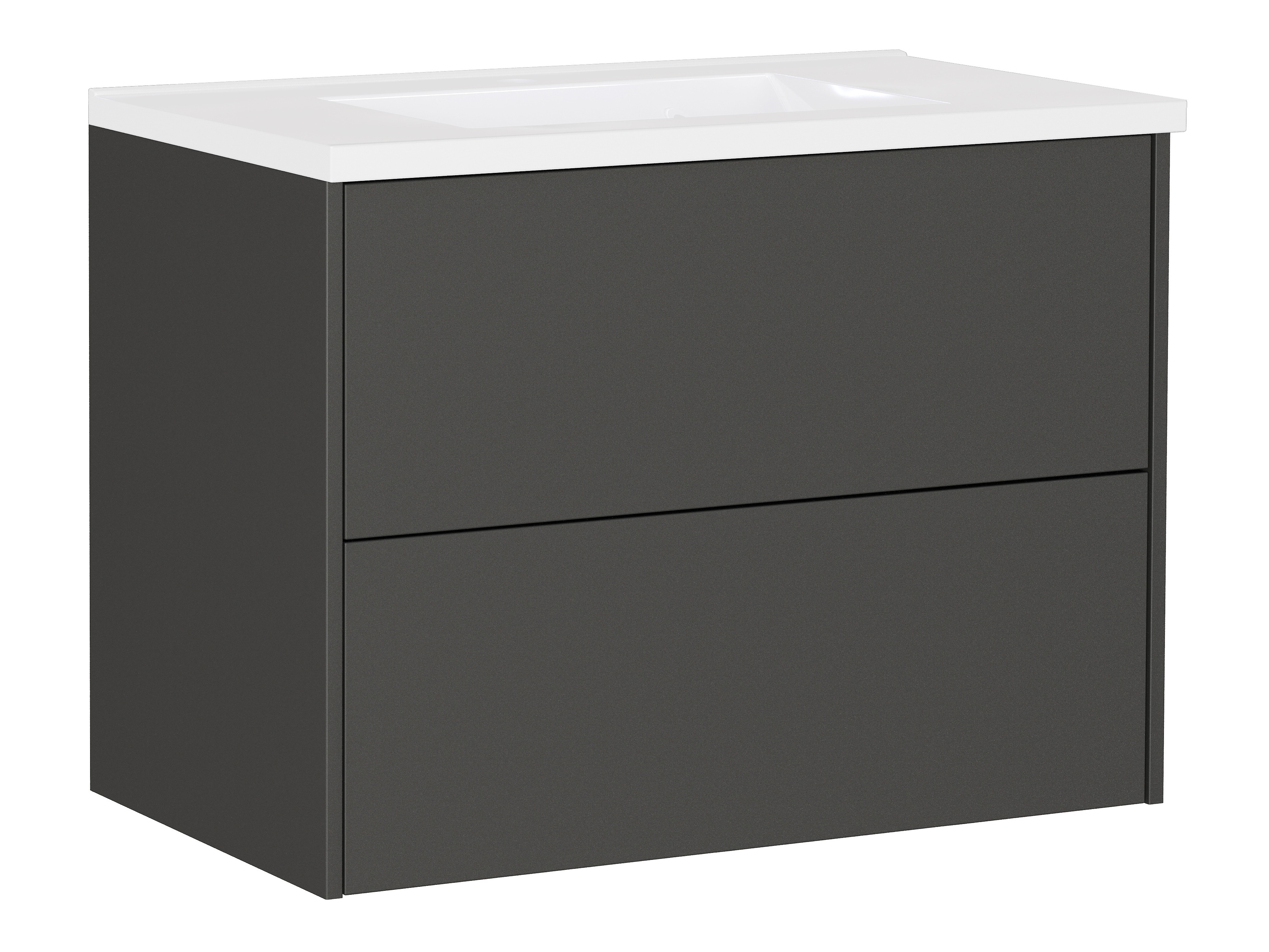 Zidni ormarić za umivaonik Sacramento 523 (Grafit)