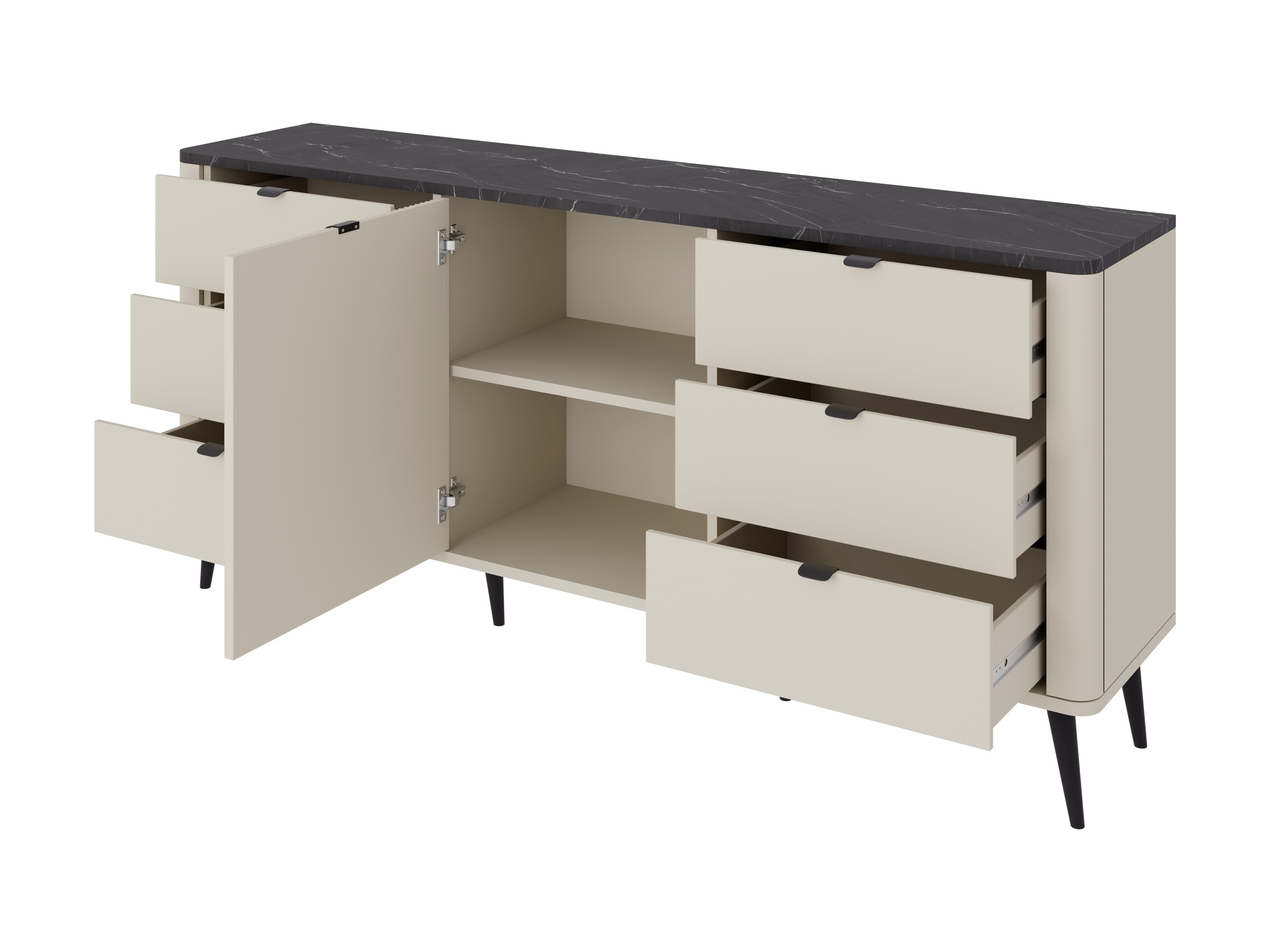 Komoda Lufela 107 (Kašmir + Orah)