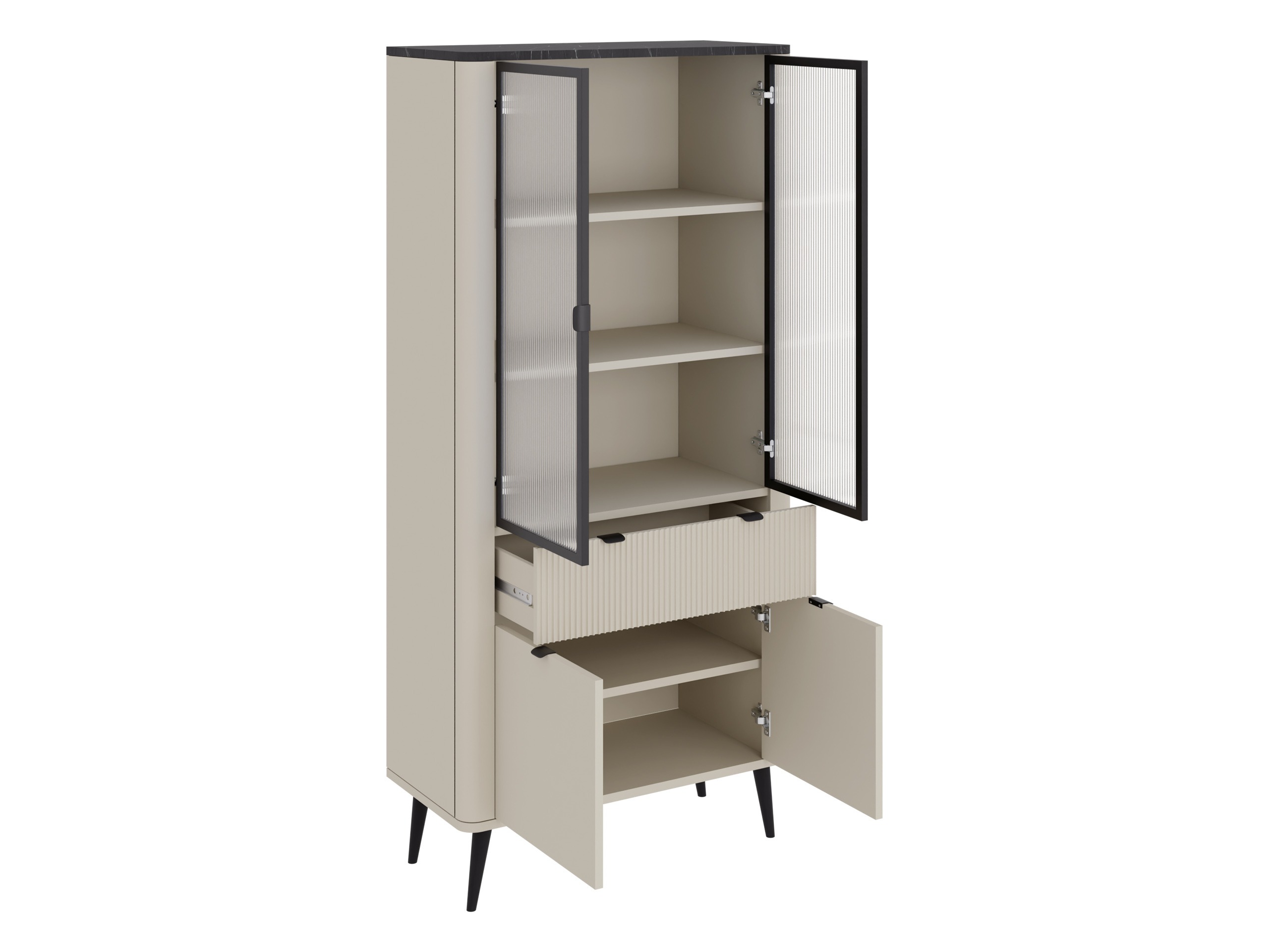 Set za dnevni boravak Lufela 120 (Kašmir + Sivi mramor)