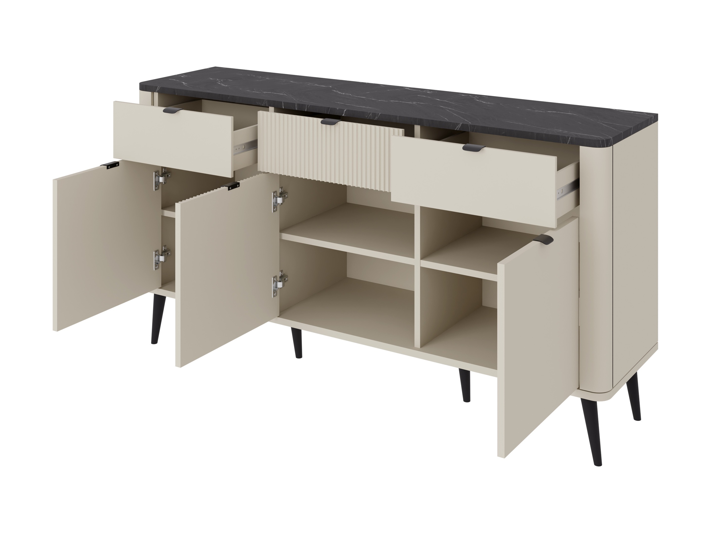 Set za dnevni boravak Lufela 122 (Kašmir + Orah)