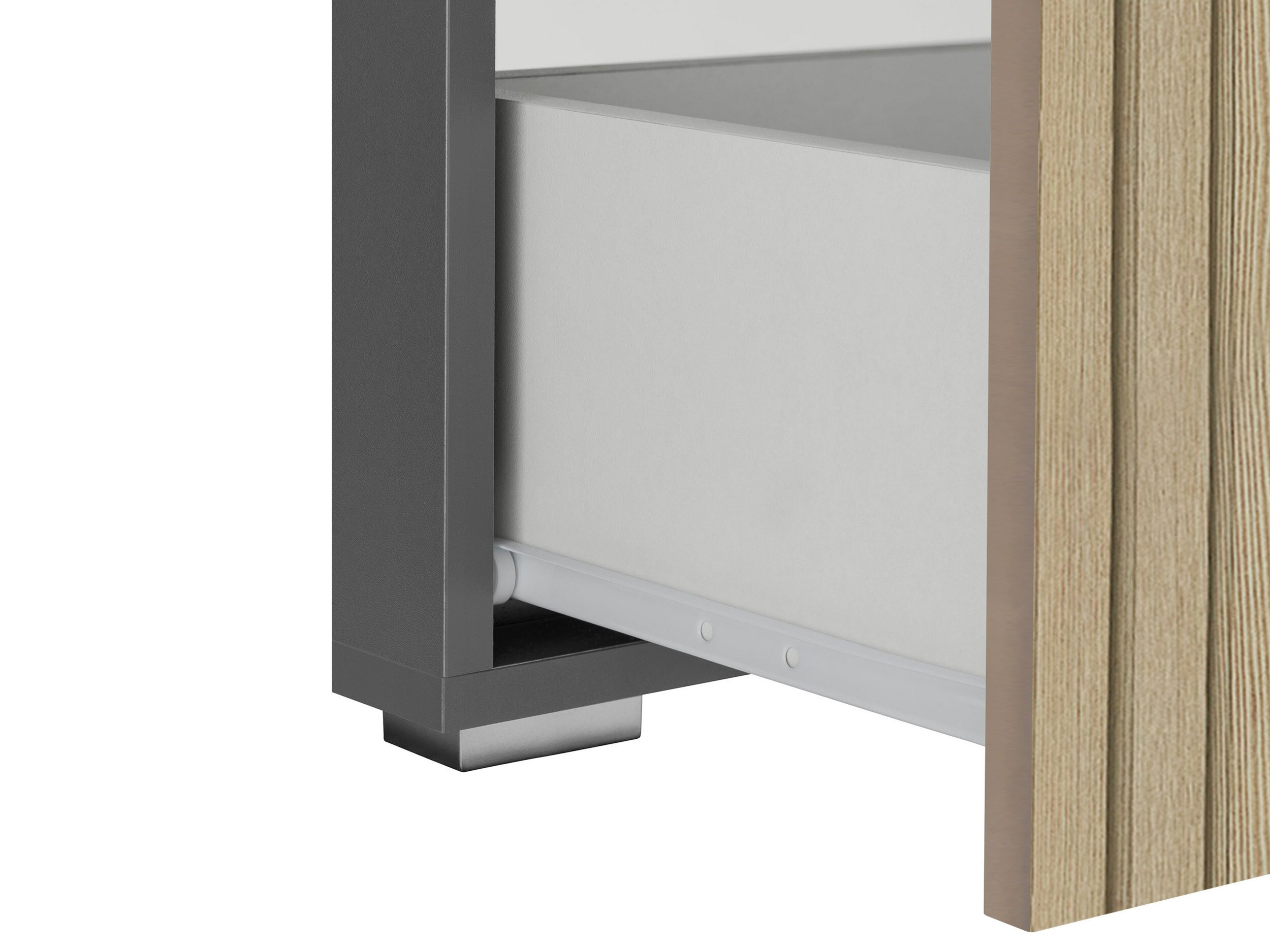 Samostojeći kupaonski ormarić za umivaonik Soncamu 110 (Antracit + Svijetli hrast)