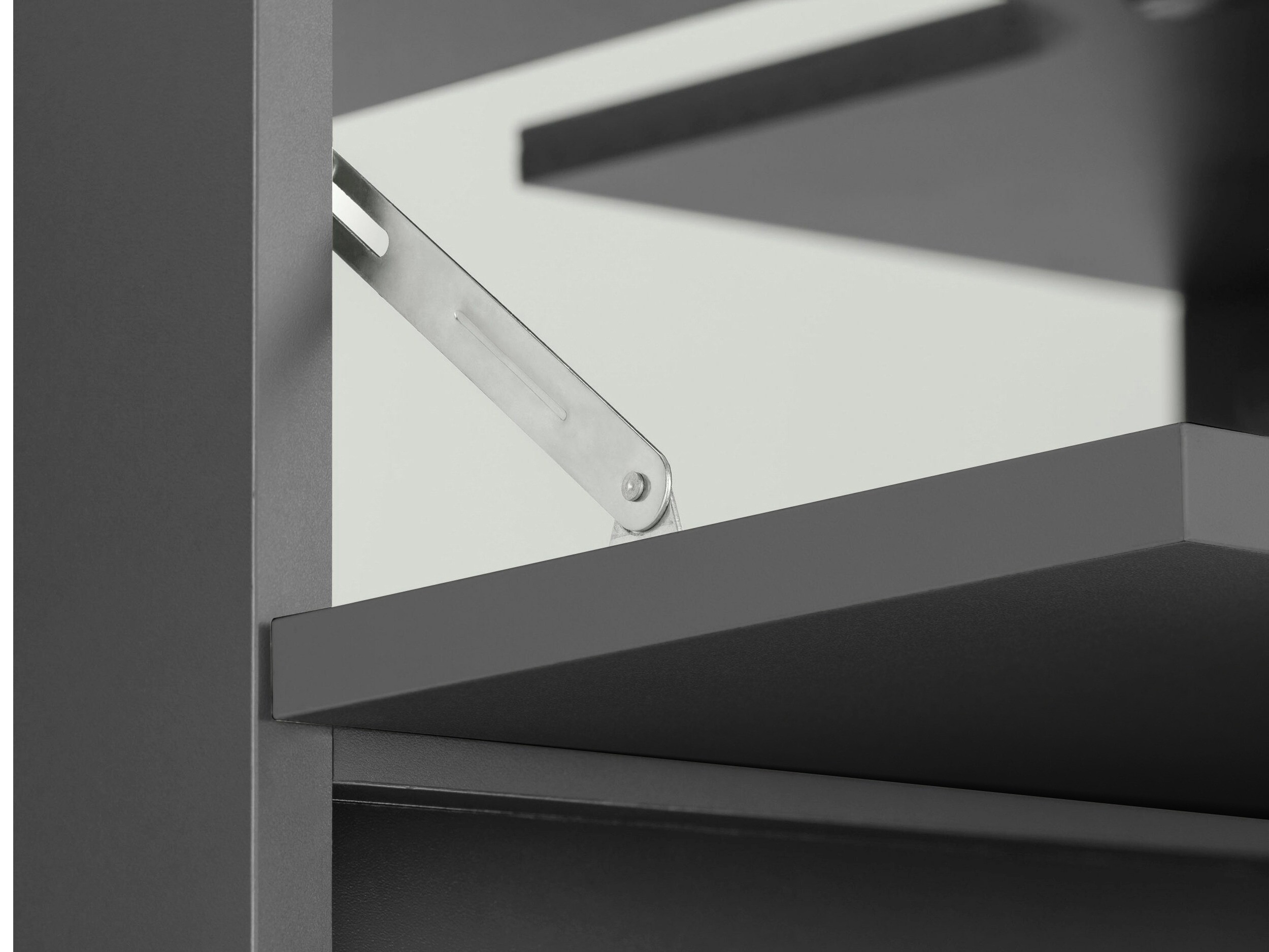 Samostojeći kupaonski ormarić za umivaonik Soncamu 110 (Antracit + Svijetli hrast)