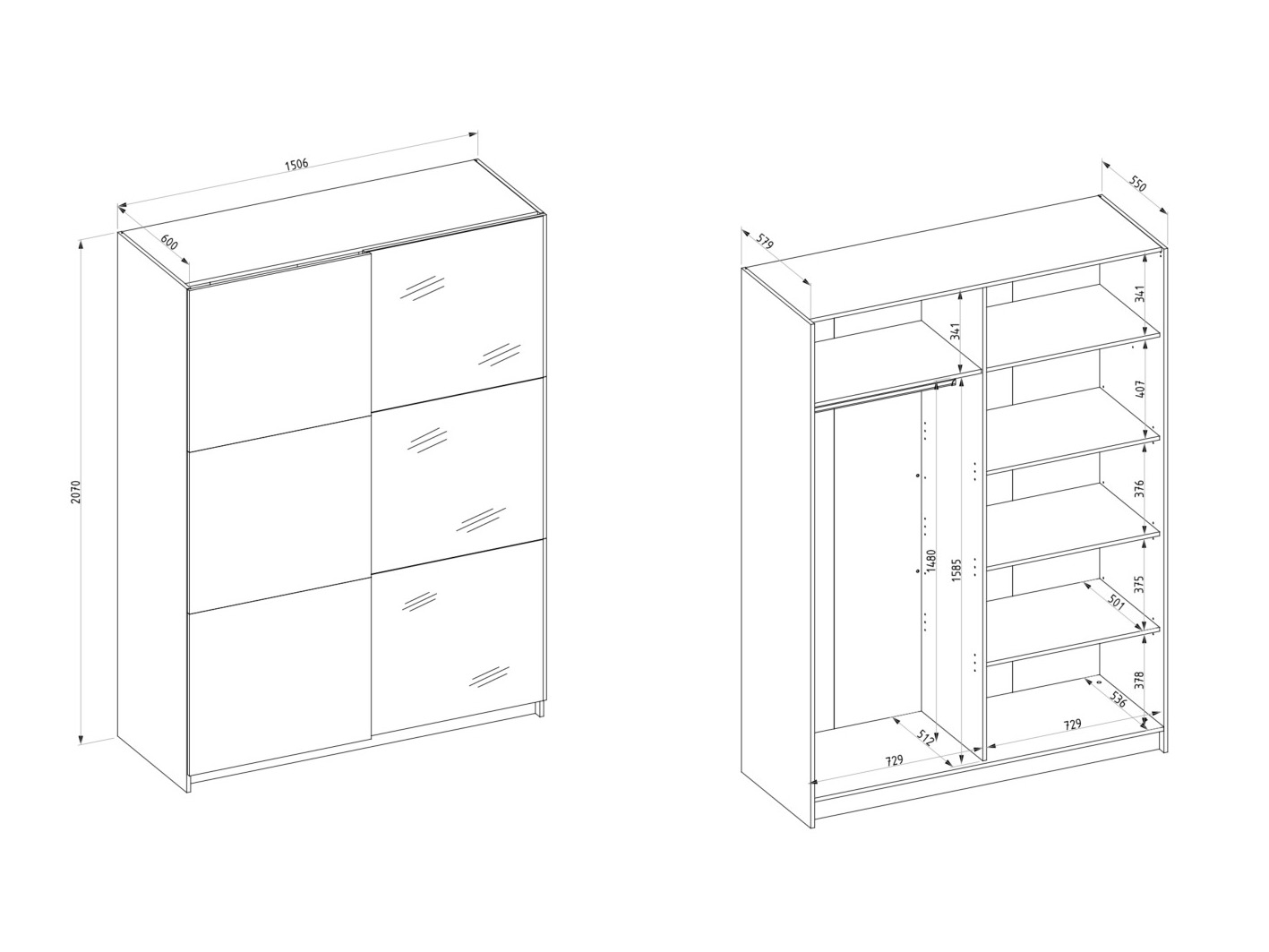 Ormar Baytown 137 (Bijela)