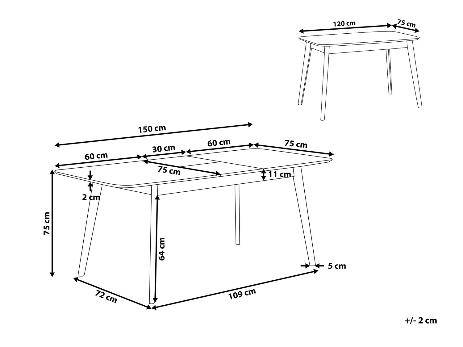 Stol SC9211 s oštećenim pakiranjem