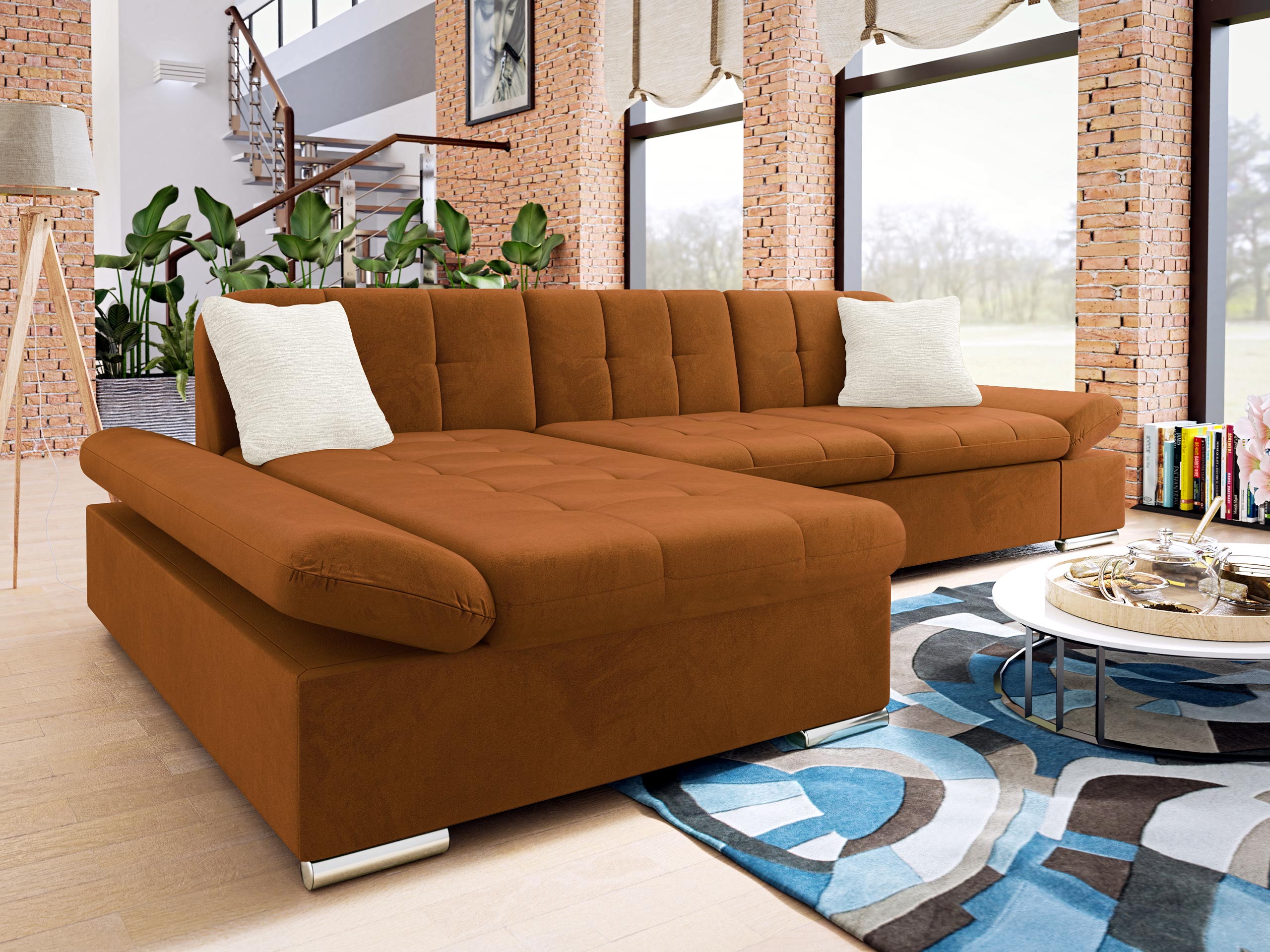 Kutna garnitura Comfivo Serenitas (Piano 21 + Mokka 03)