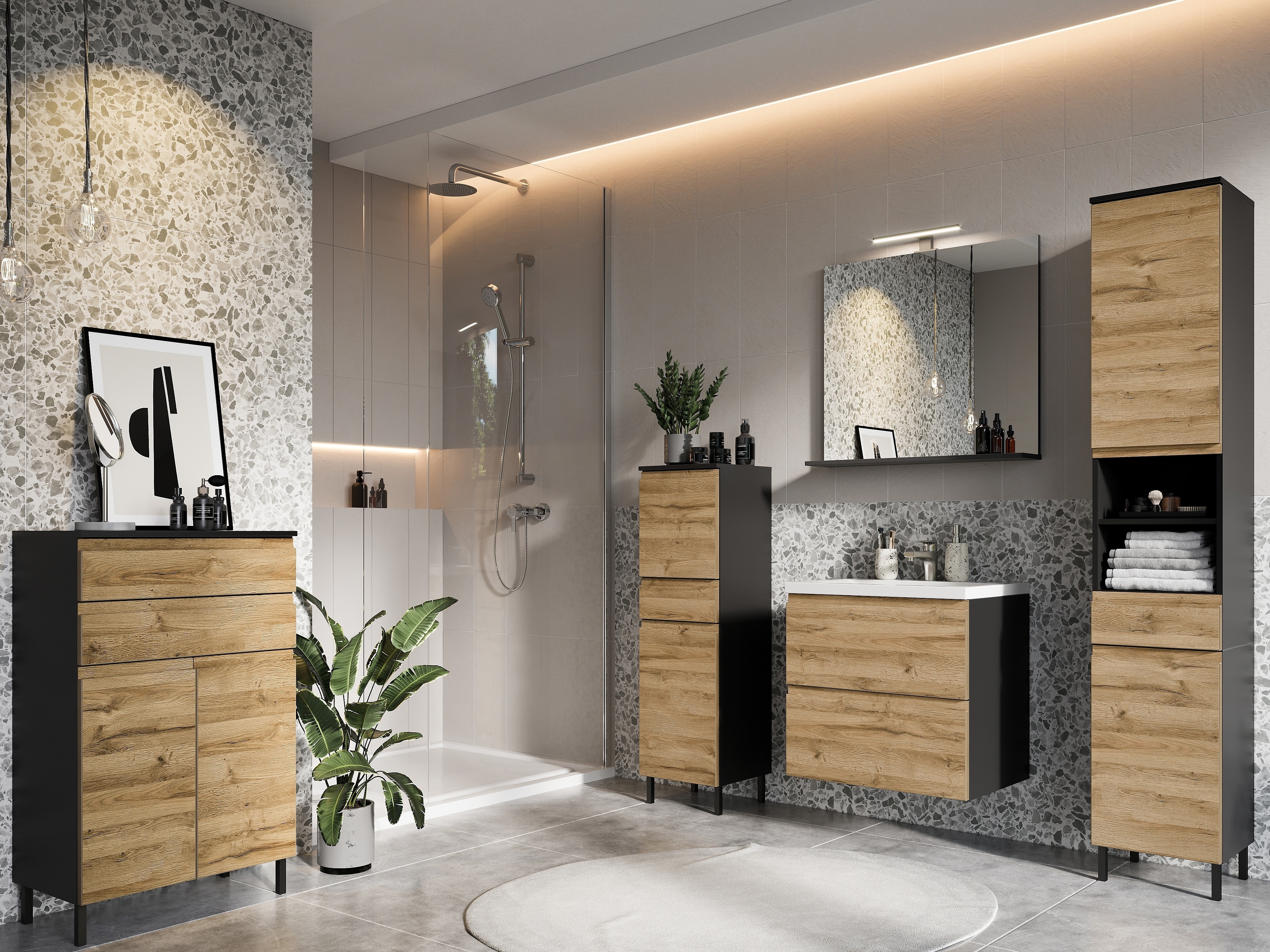 Zidni ormarić za umivaonik Talmira 117