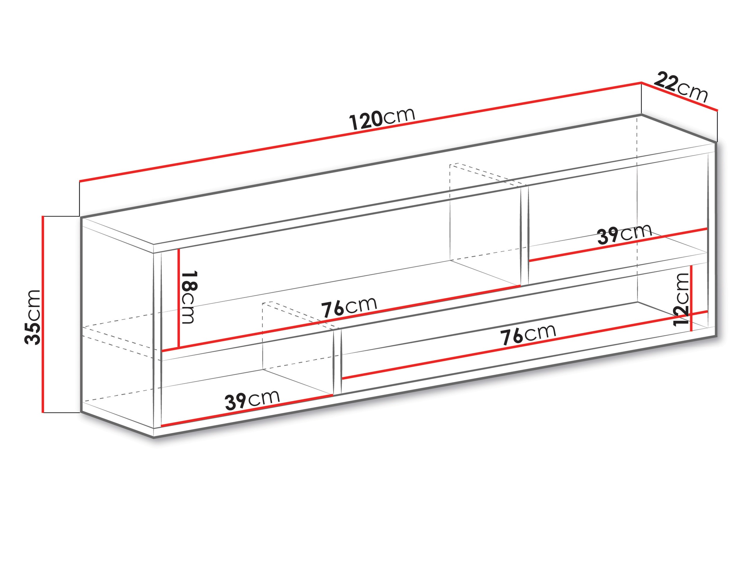 Zidna polica Tesmonu 111