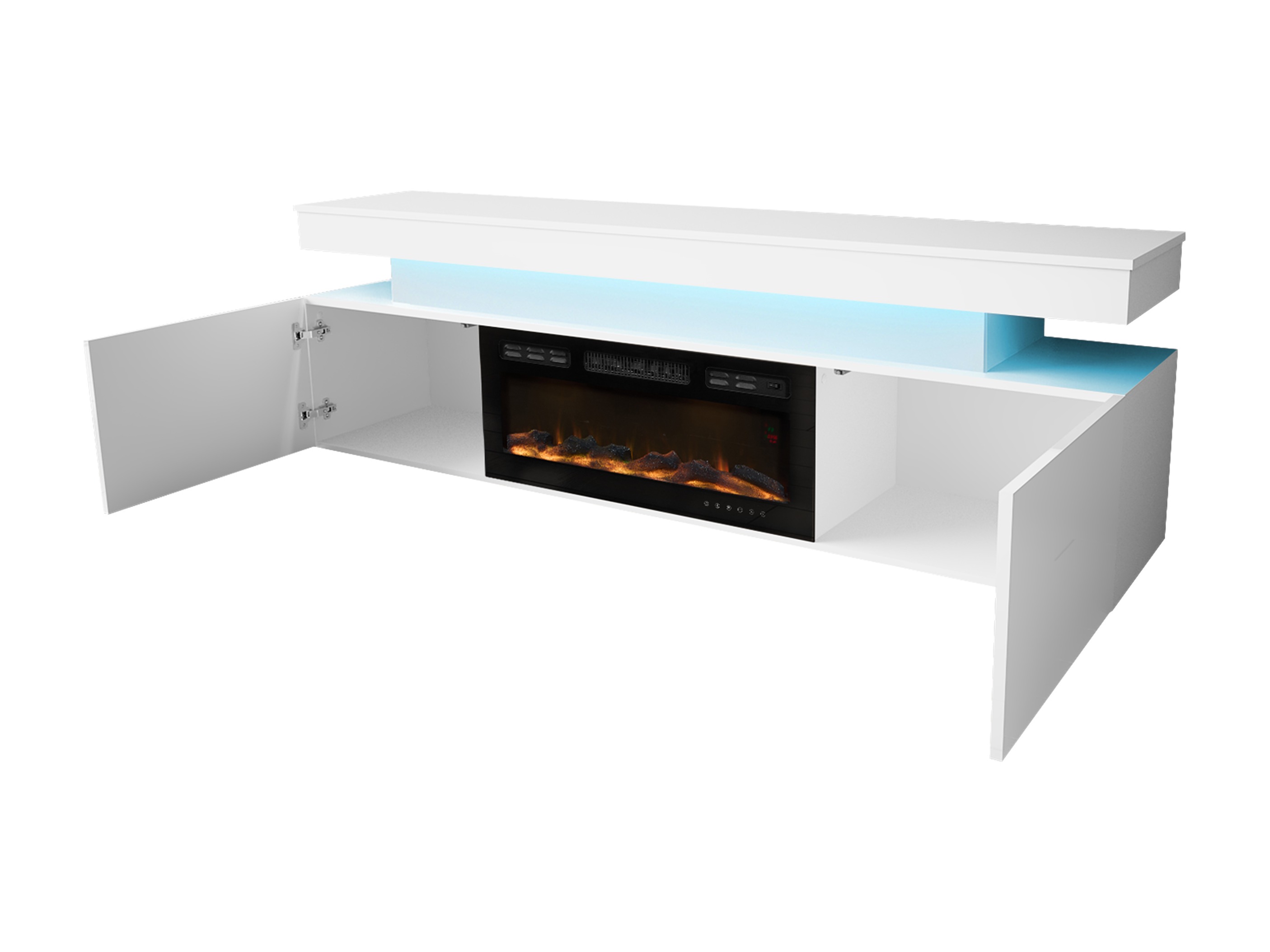 Set za dnevni boravak Monfero 106 (Bijela + Sjajno bijela)