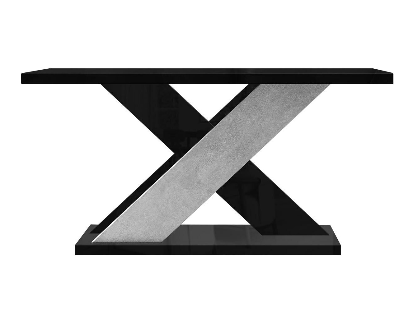 Stolić za kavu Goodyear 116 (Sjajno crna + Boja betona)