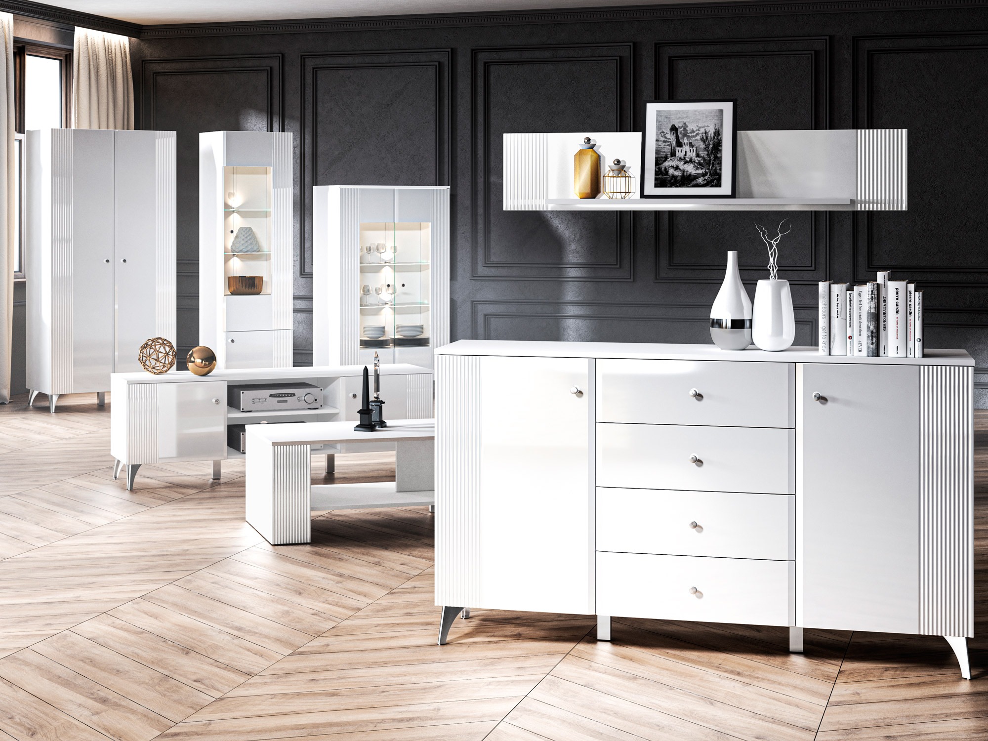 Zidna polica Fivfloi 103