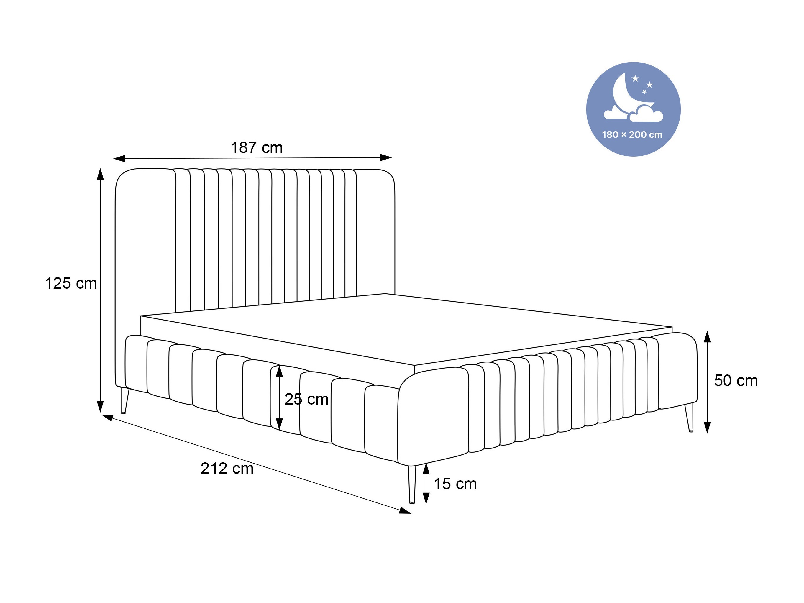 Krevet Hesperia 109 (Dream Velvet 202.18)