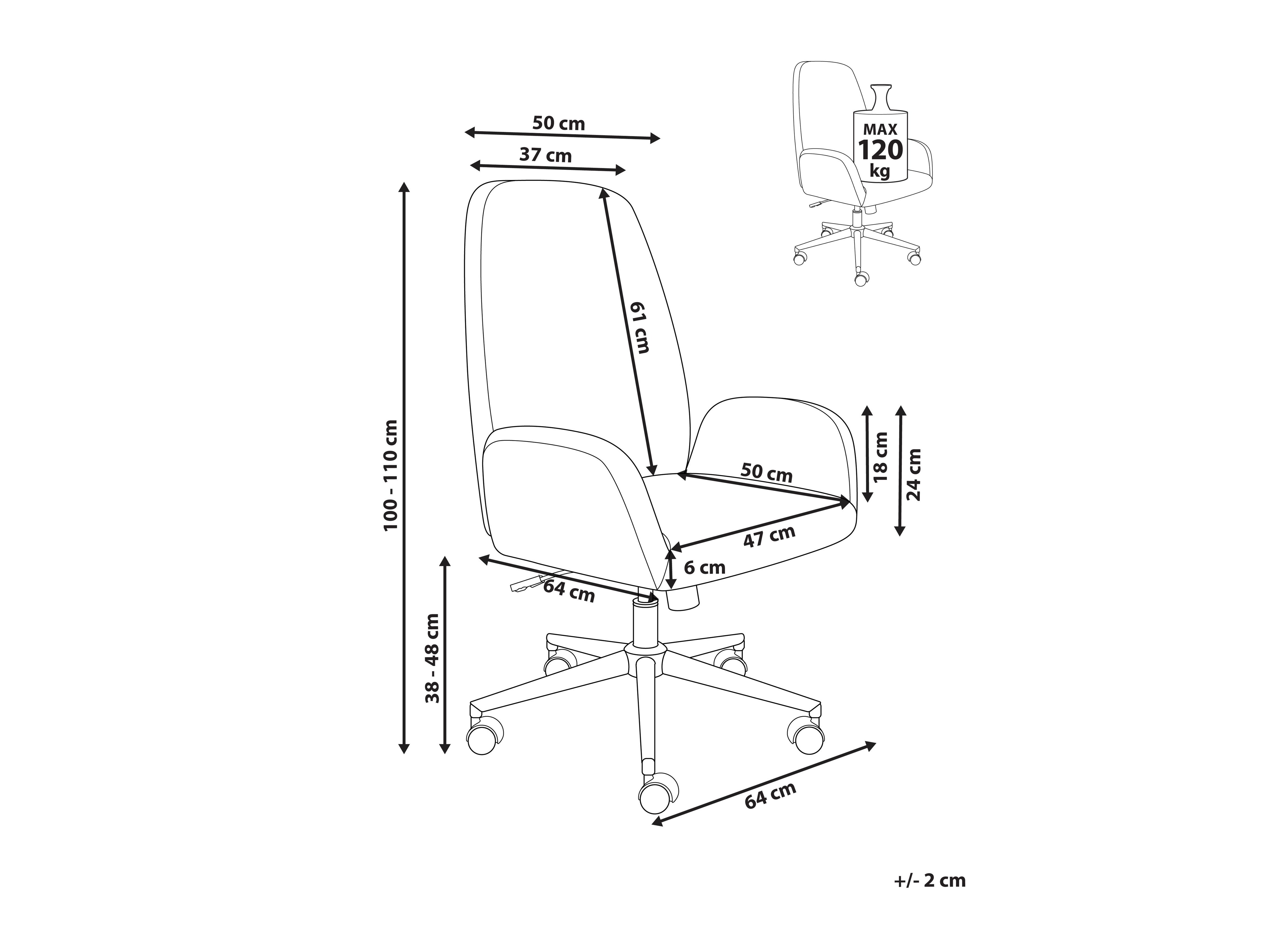 Uredska stolica Berwyn 2866 (Zelena)