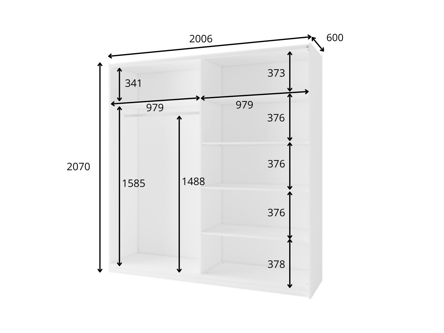 Ormar Baytown 140 (Bijela)