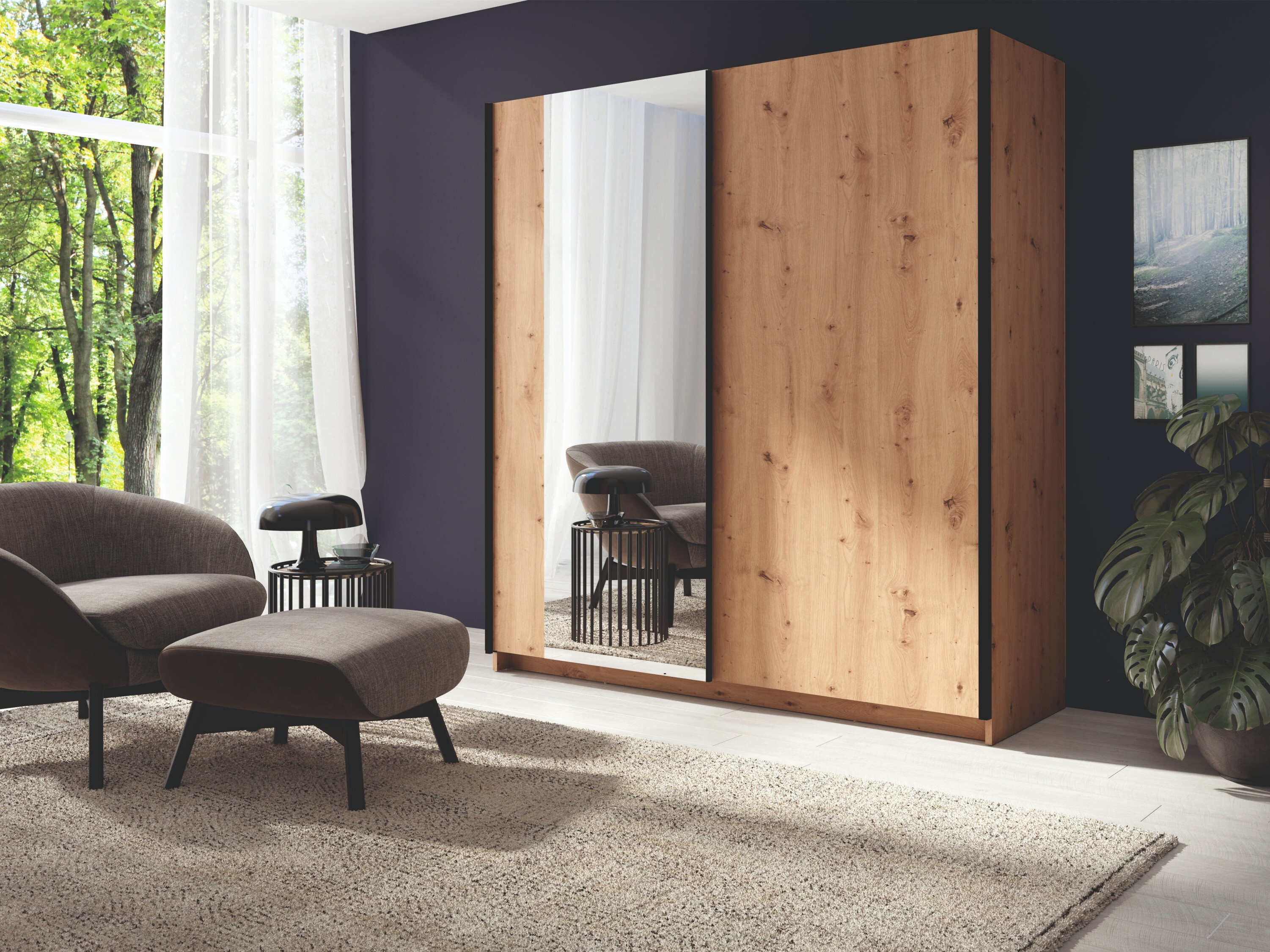 Ormar Baytown 145 (Hrast Artisan)