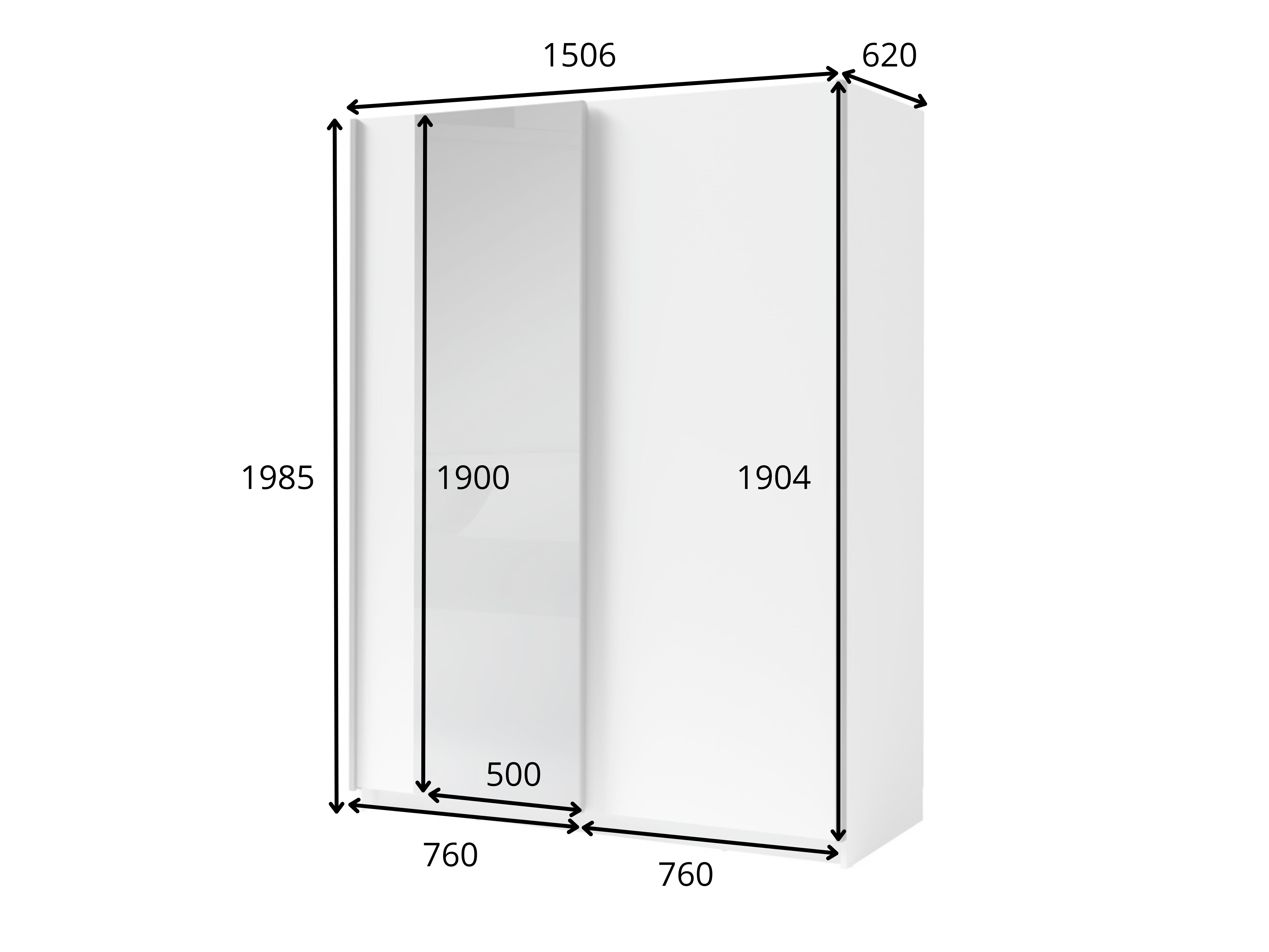 Ormar Baytown 145 (Hrast Artisan)