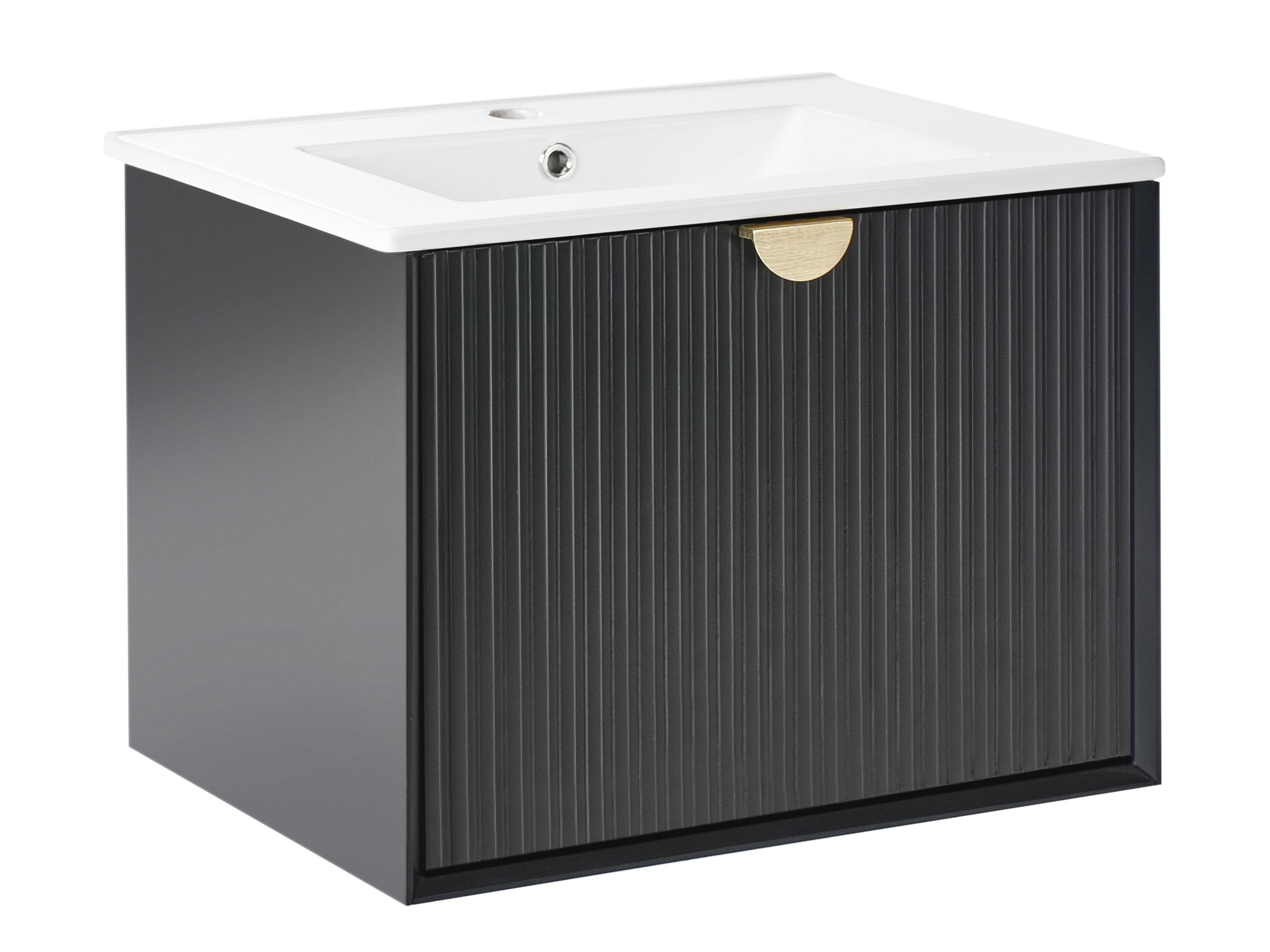 Zidni ormarić za umivaonik Berwyn 2870 (Crna)