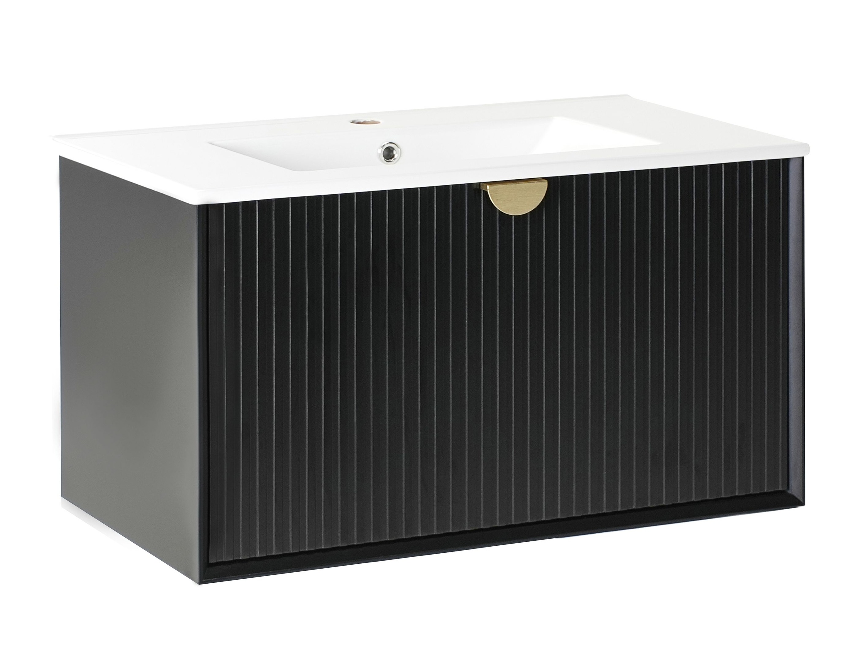 Zidni ormarić za umivaonik Berwyn 2871 (Crna)